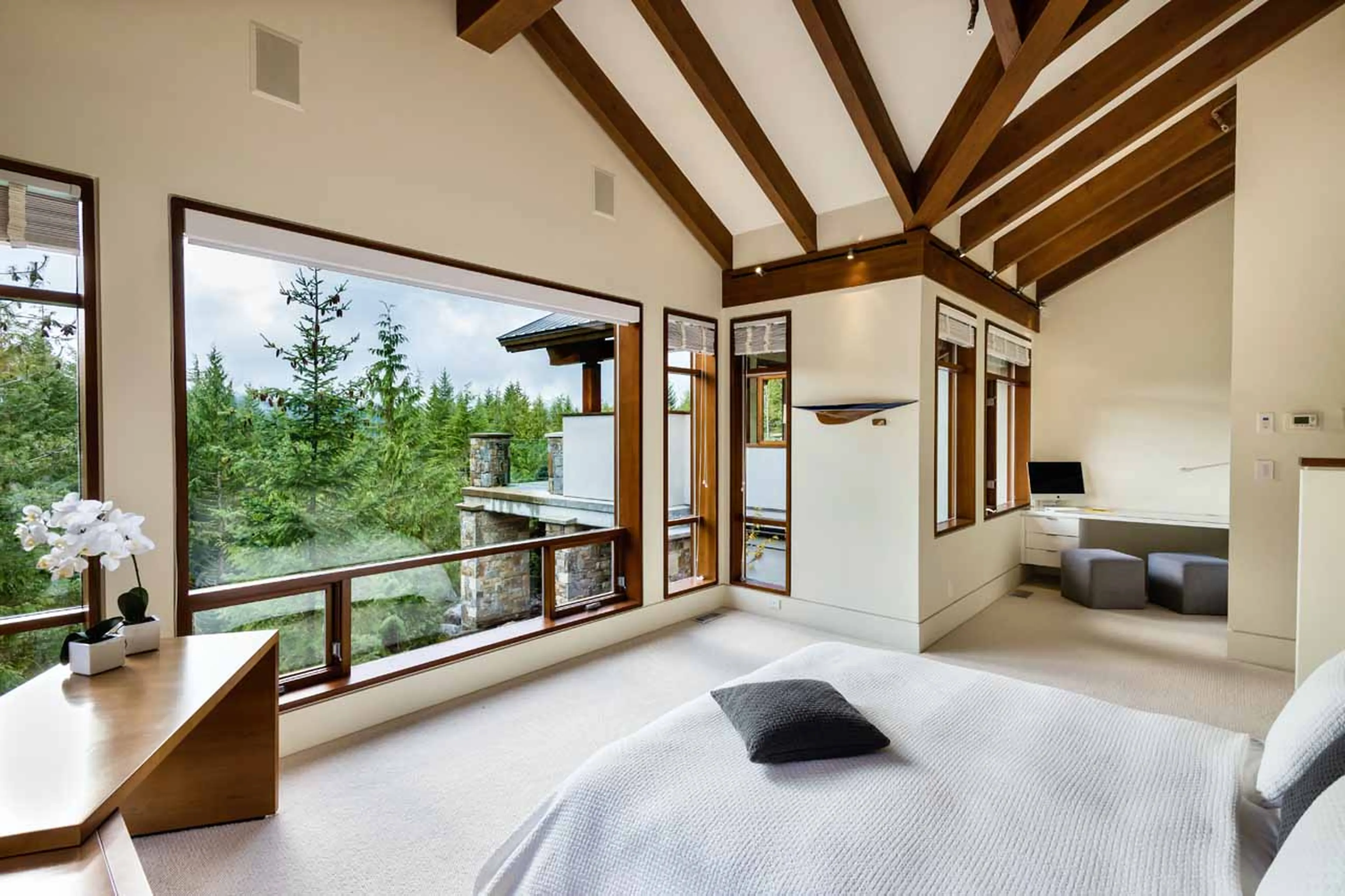 Master suite at Belmont Estate in Whistler