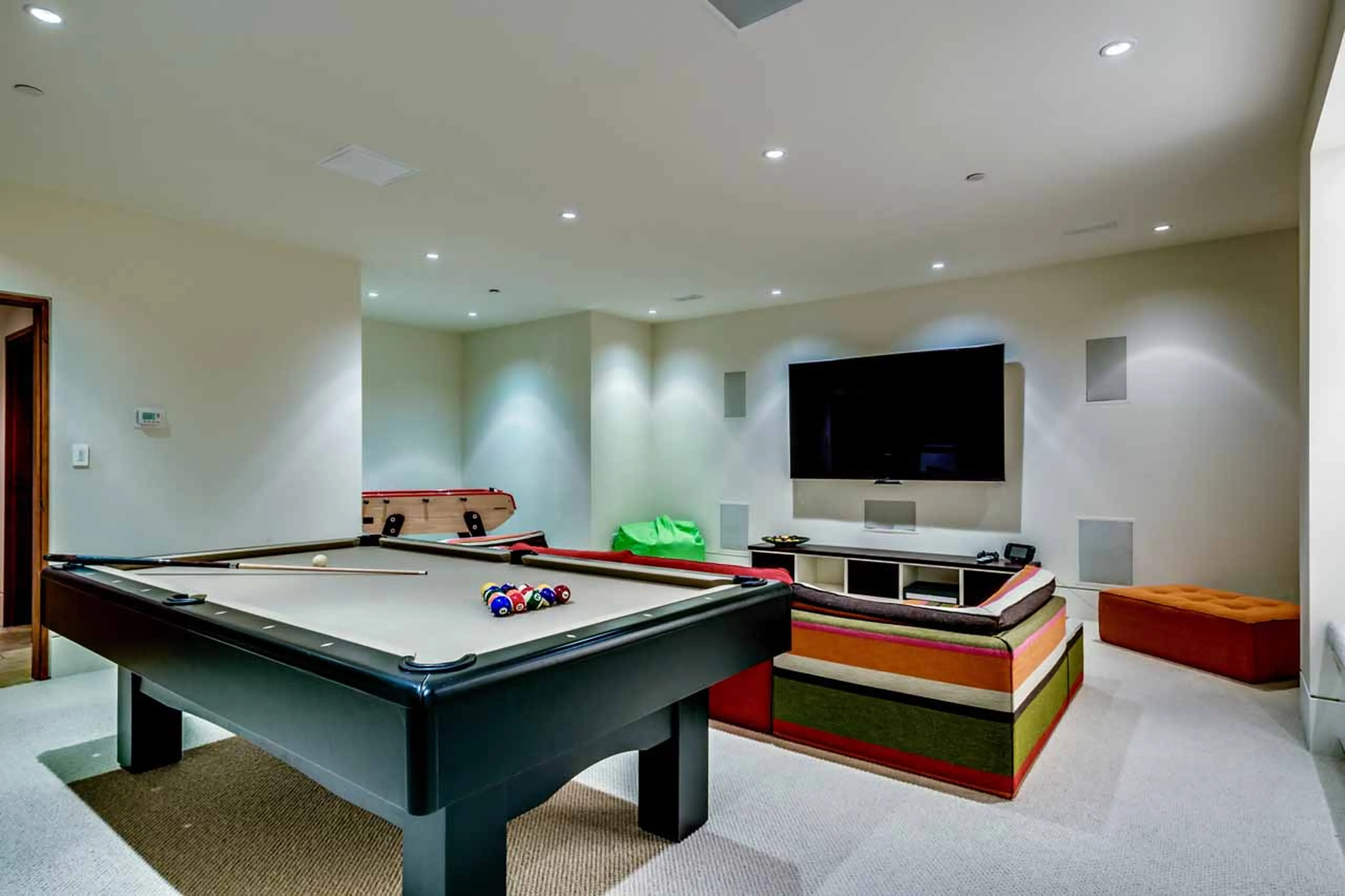 Games room at Belmont Estate in Whistler