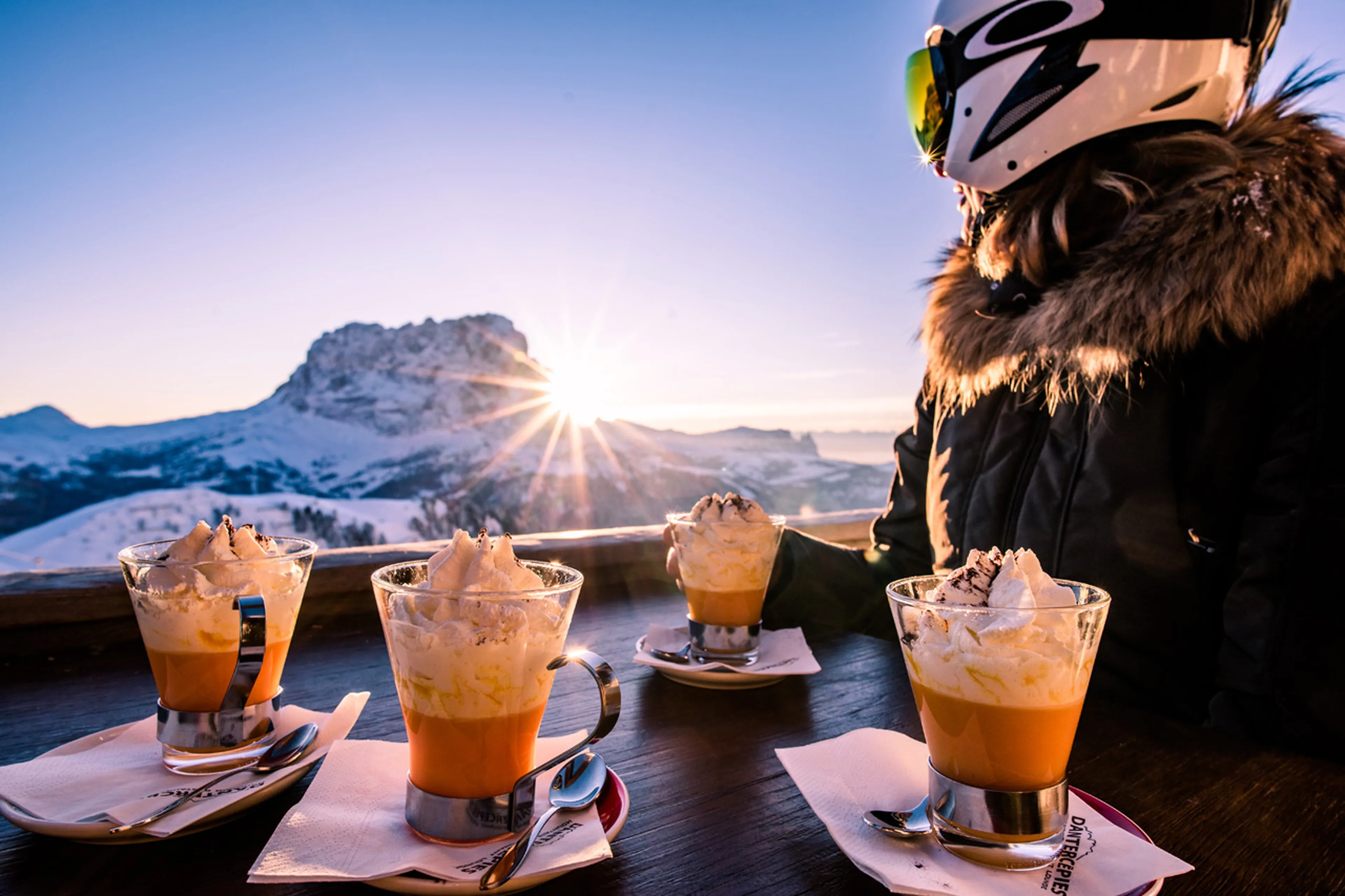 Coffee stop in Val Gardena