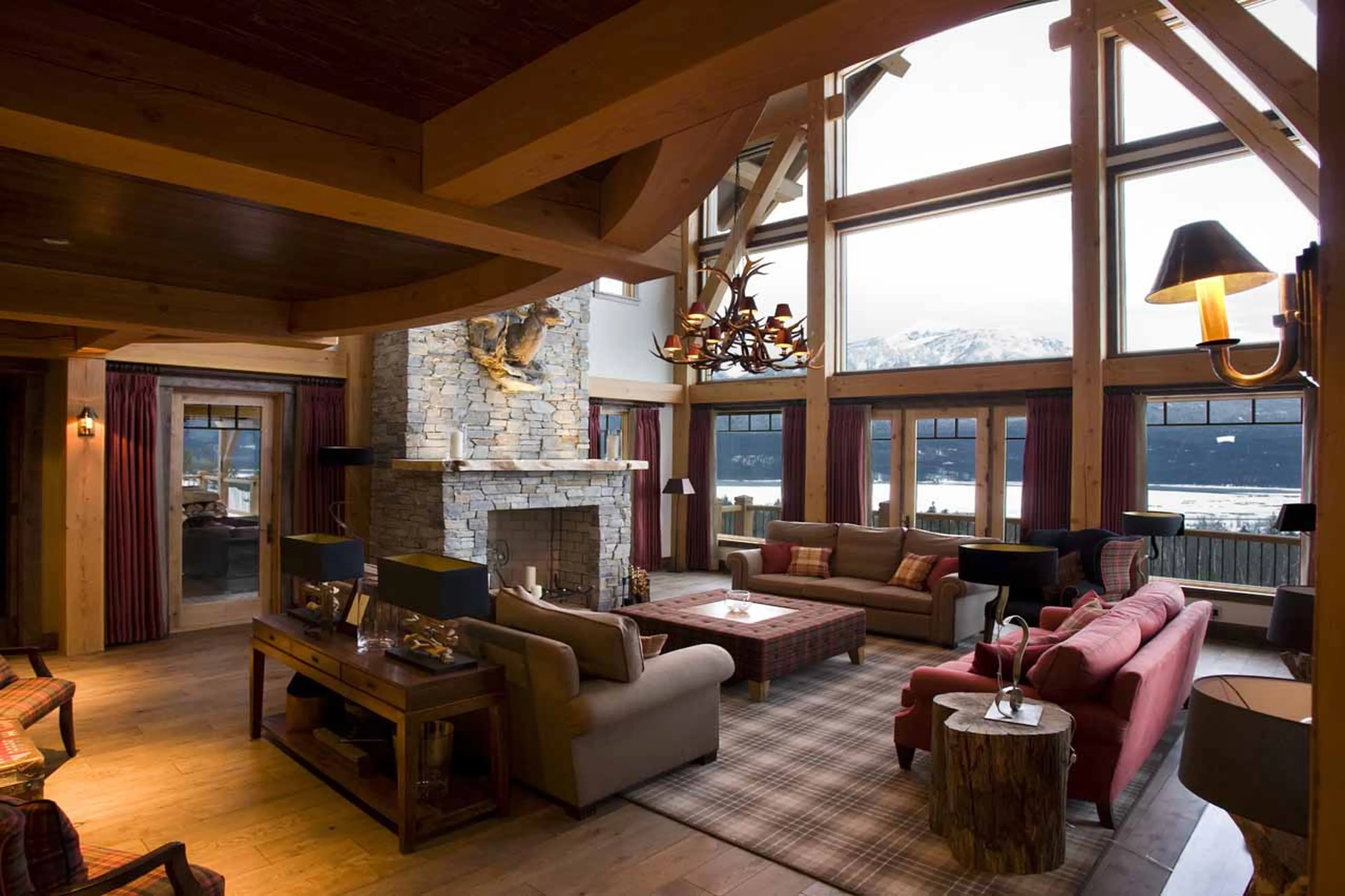 Living room view at Bighorn in Revelstoke