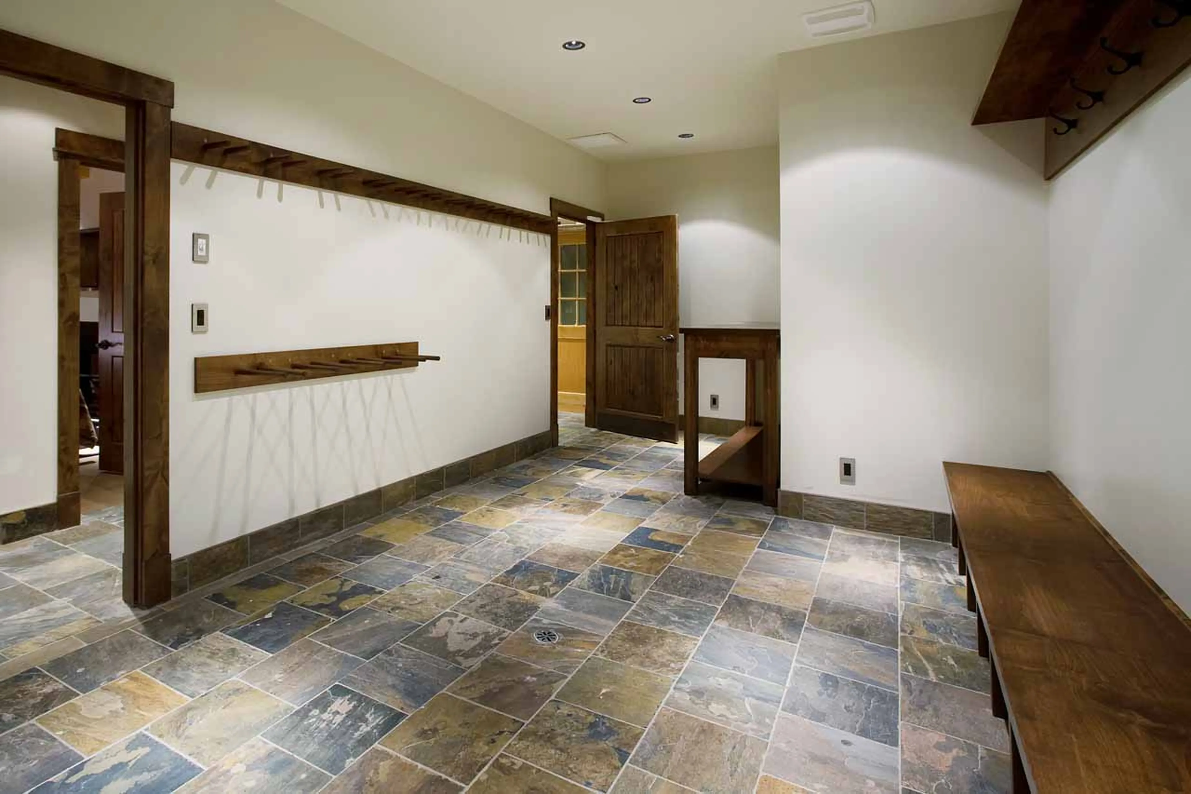 Ski room at Bighorn in Revelstoke