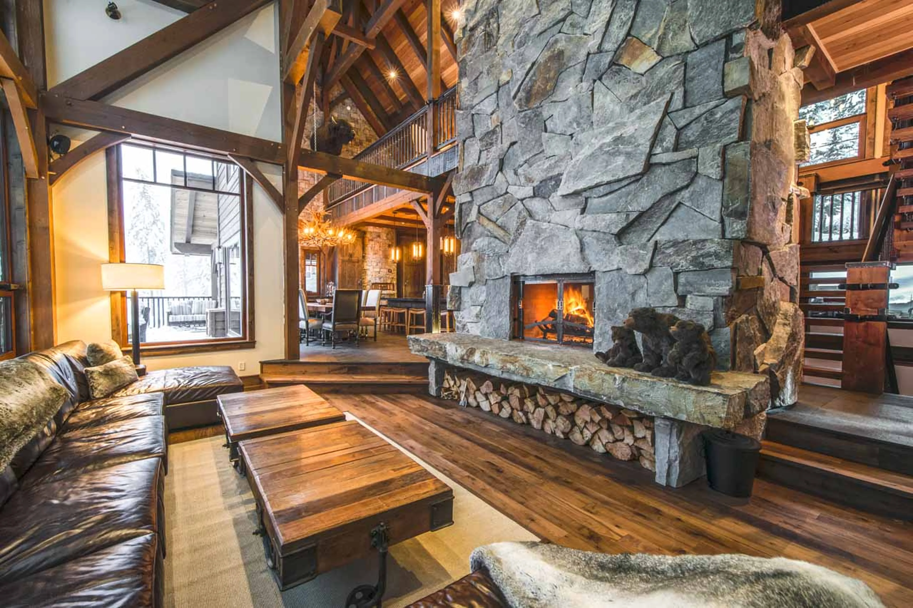 Lounge at Bison Lodge in Revelstoke