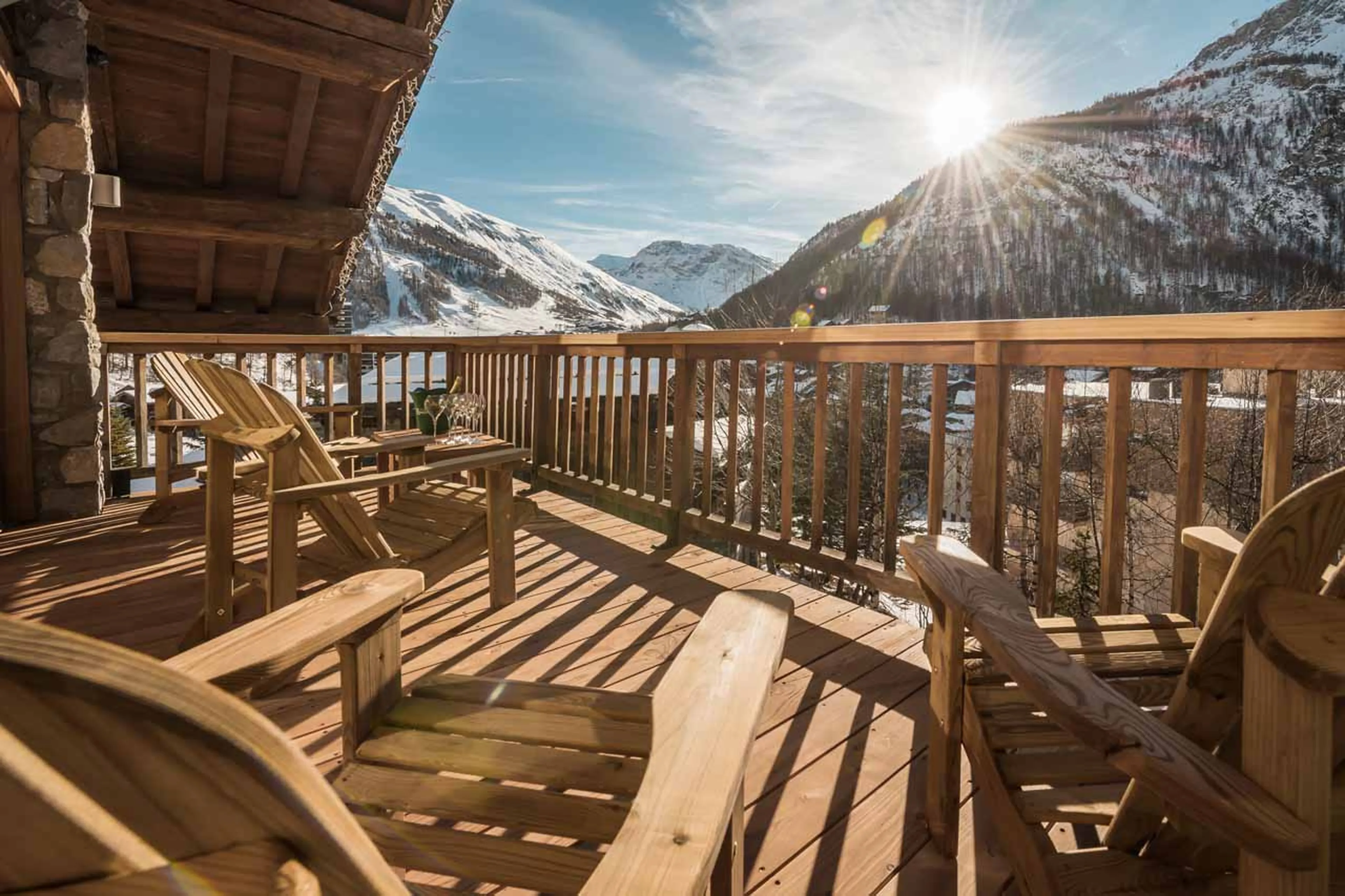 Balcony at Chalet Blackcomb in Val d'Isere