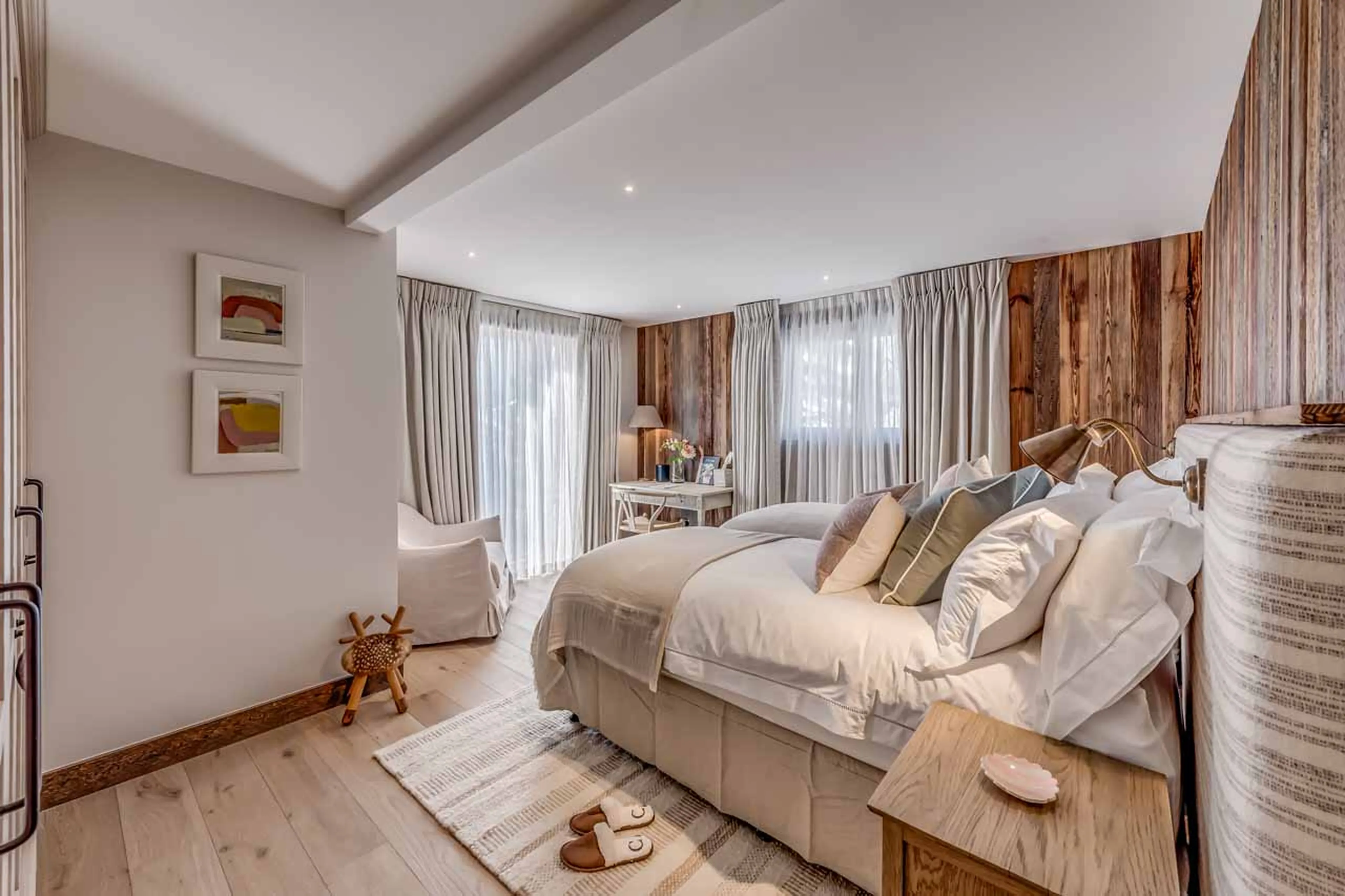 Bedroom two at Chalet Blackcomb in Val d'Isere