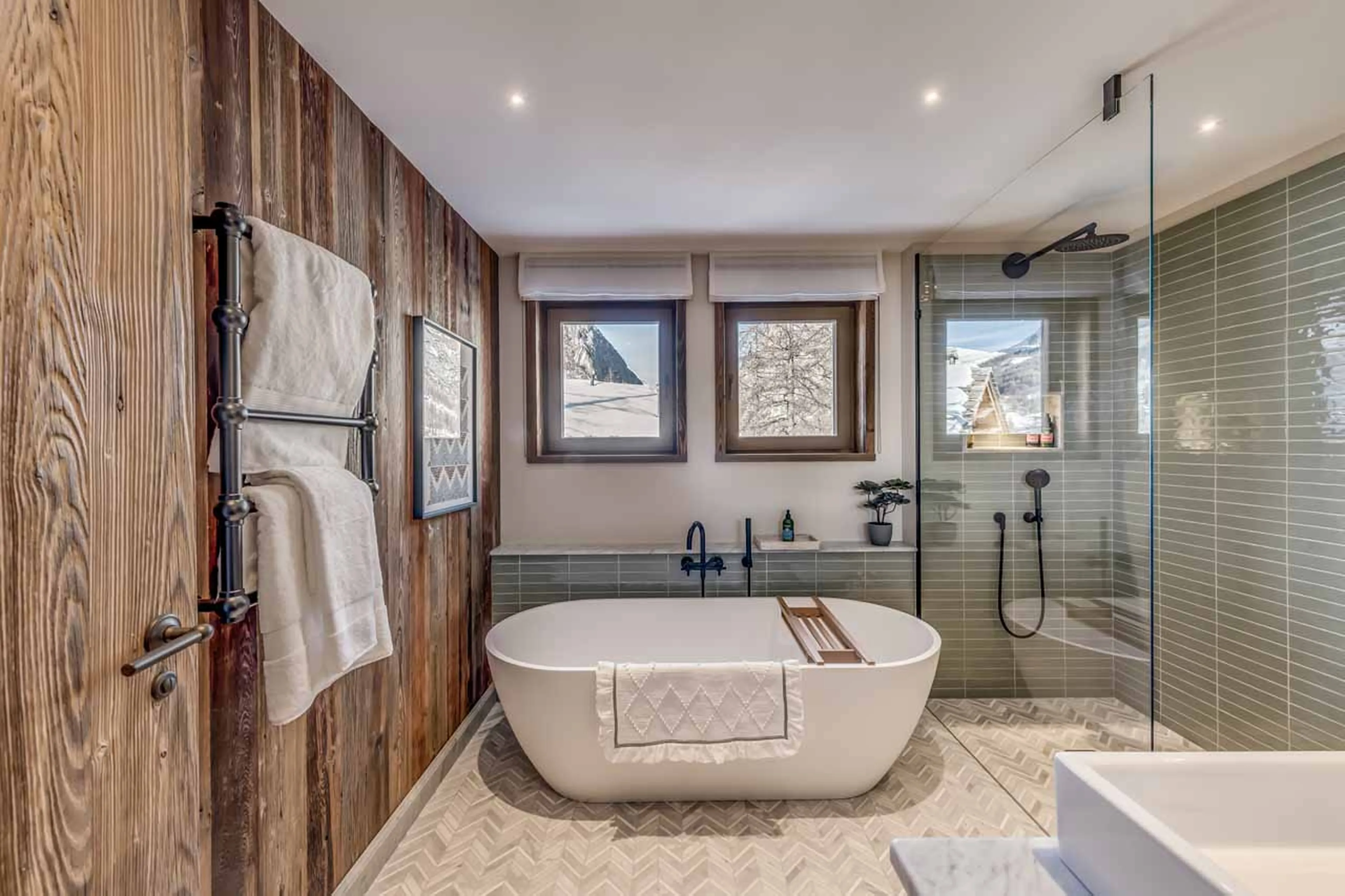 Bathroom at Chalet Blackcomb in Val d'Isere