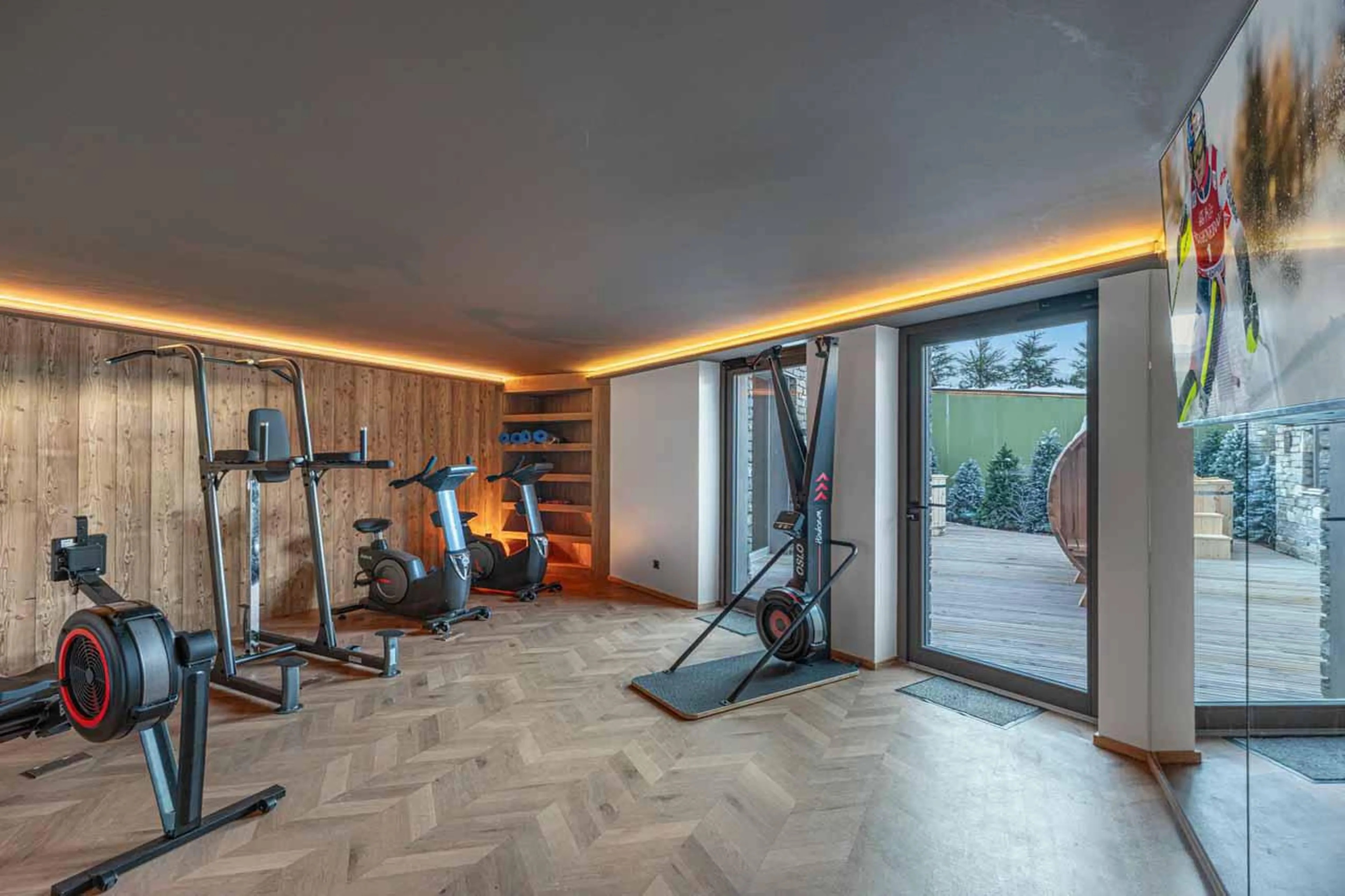 Gym in Apartment Brunello, Courchevel 1850