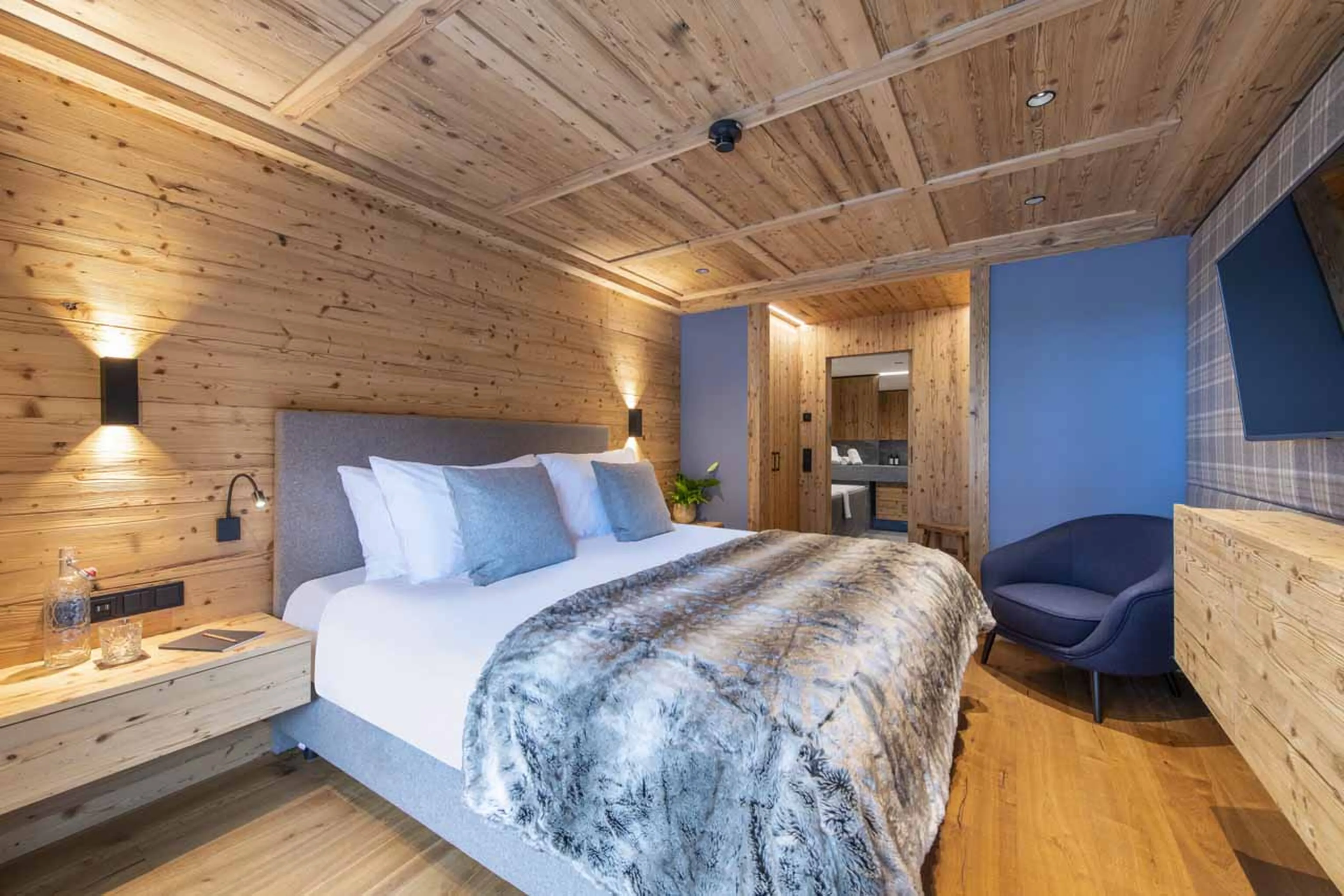 Bedroom two at Apartment Brunnenhof 10 in Lech