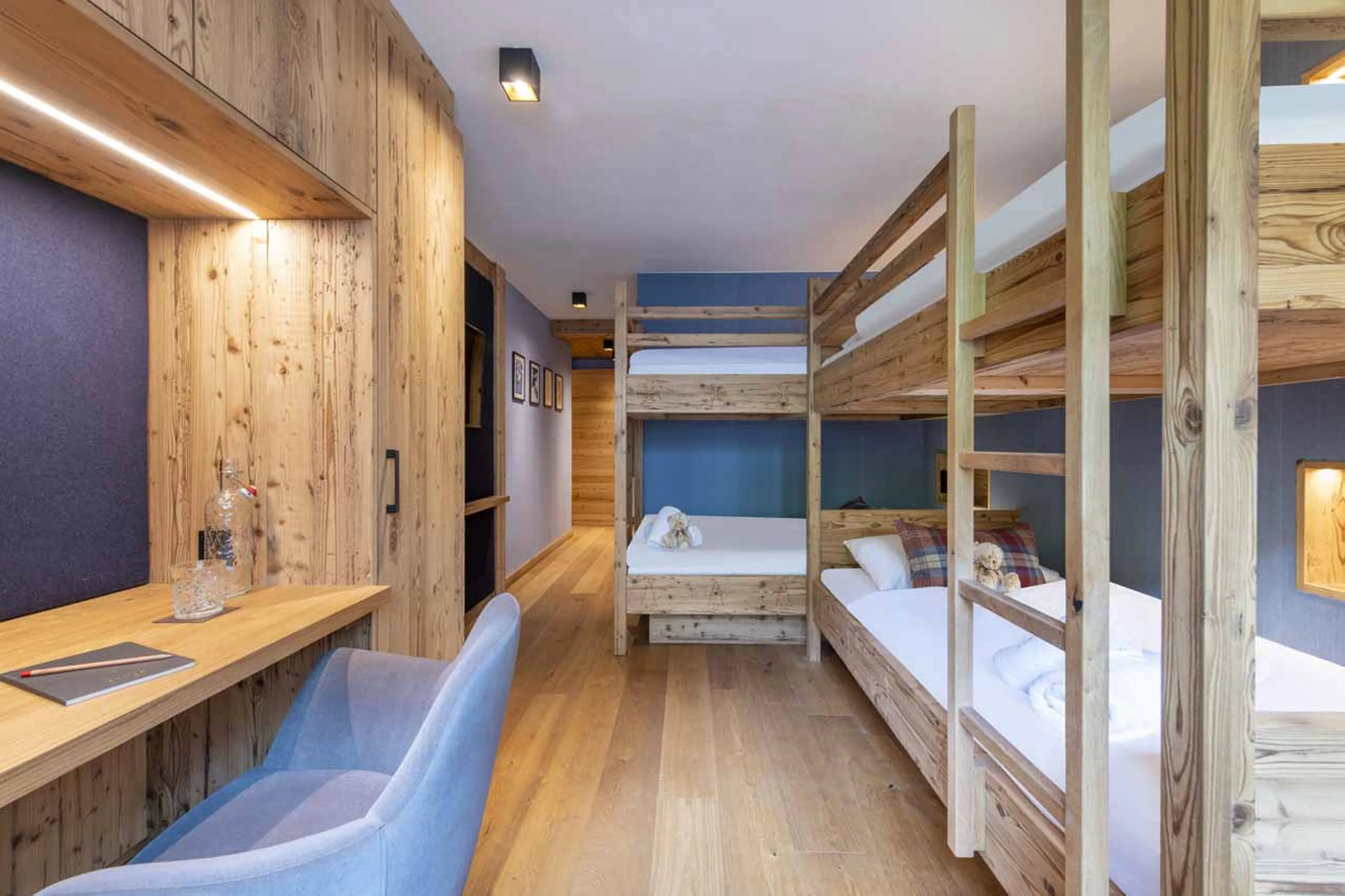 Bunk beds at Apartment Brunnenhof 10 in Lech