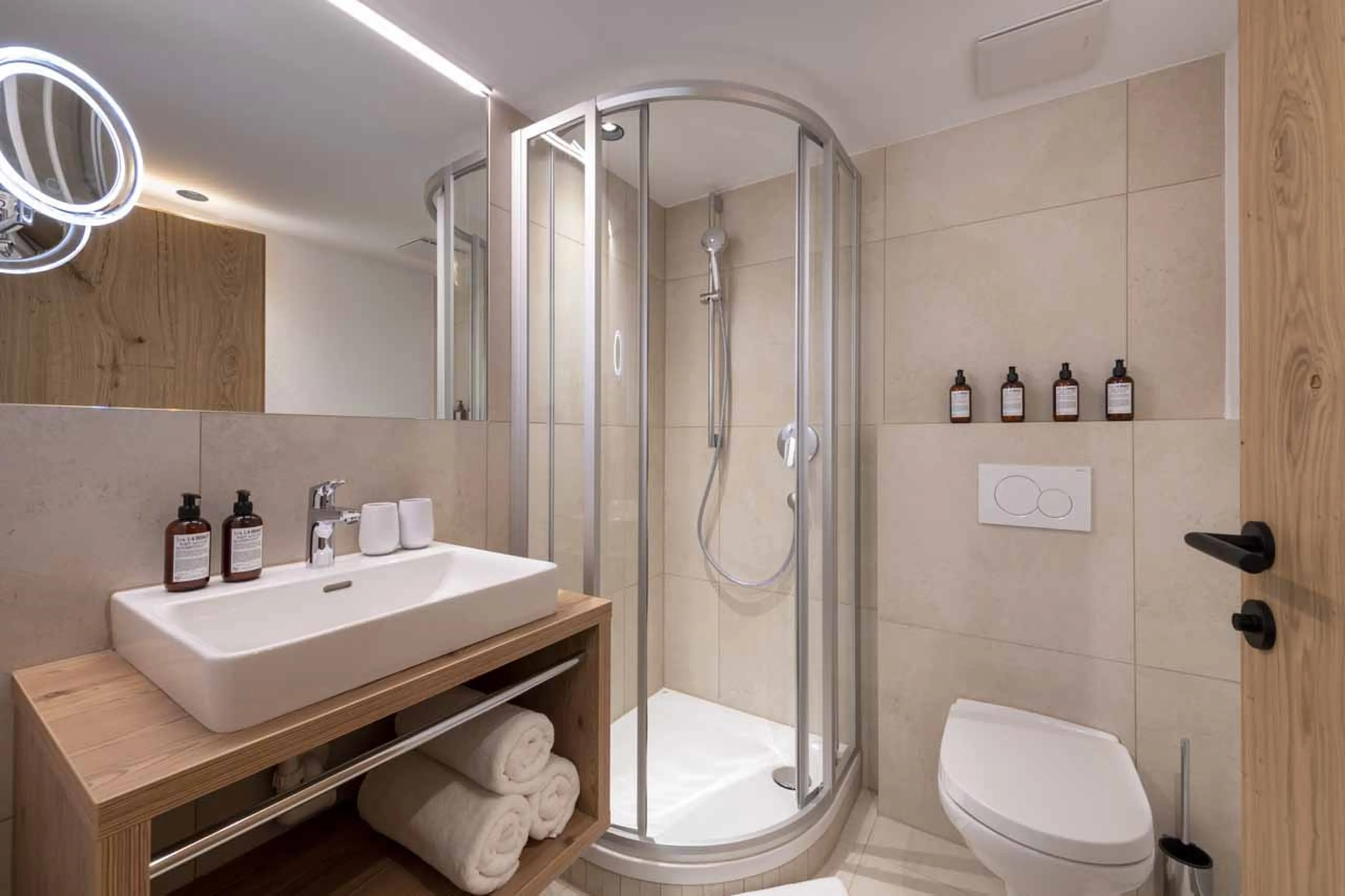 Bathroom two at Buhlhof Penthouse in Lech