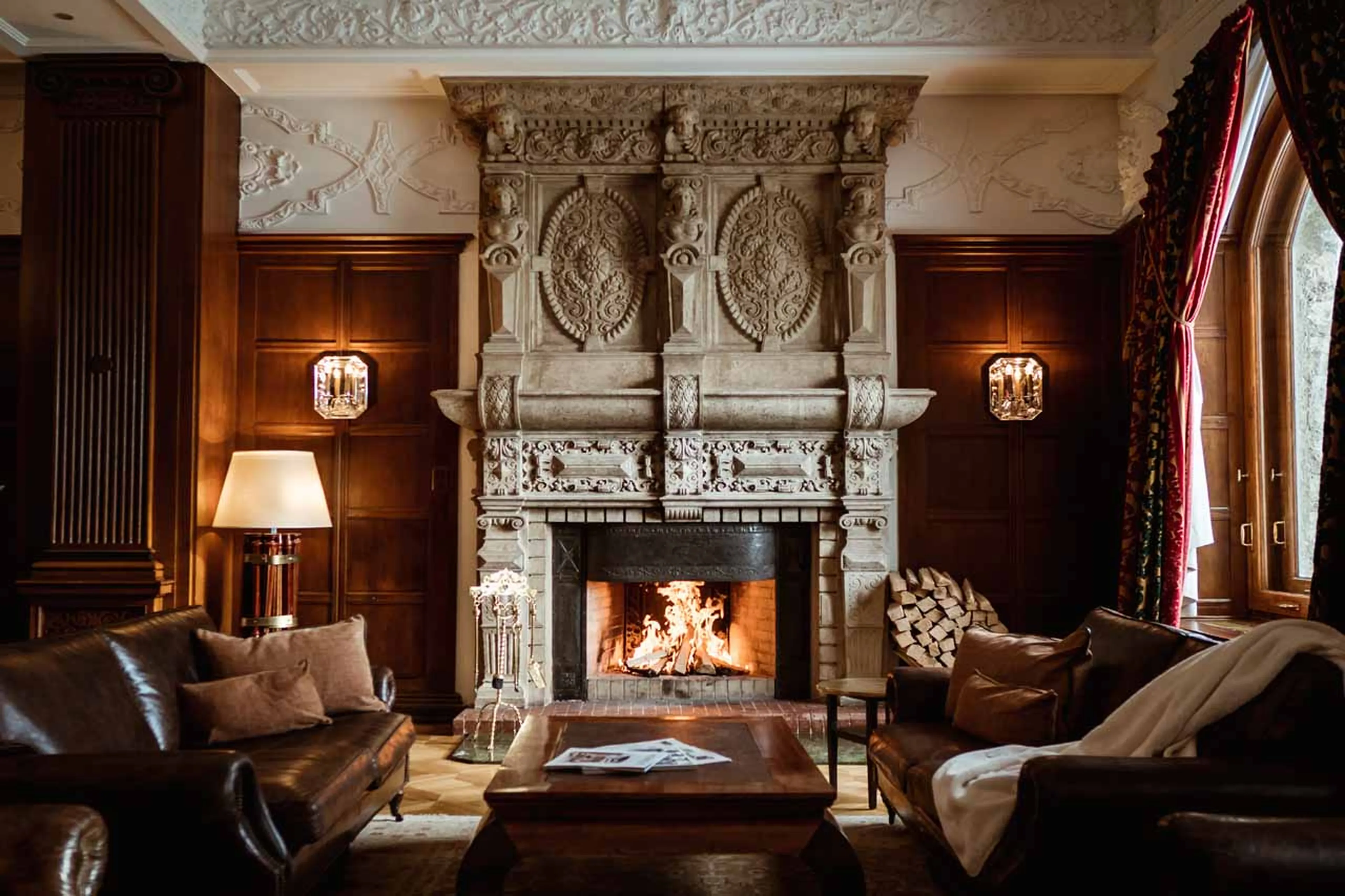 Carlton bar at the Carlton Penthouse in St Moritz