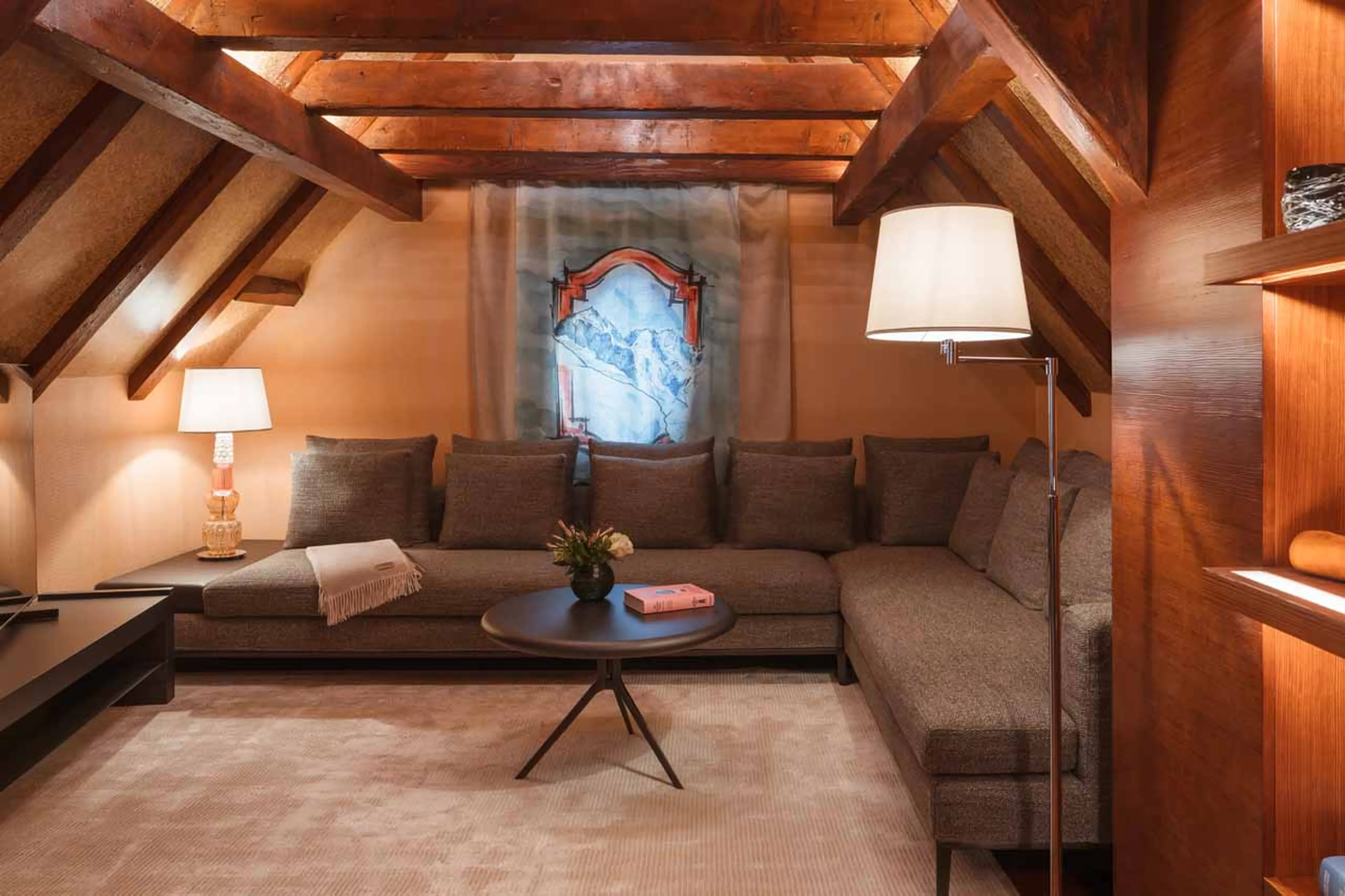Snug in The Penthouse in St Moritz