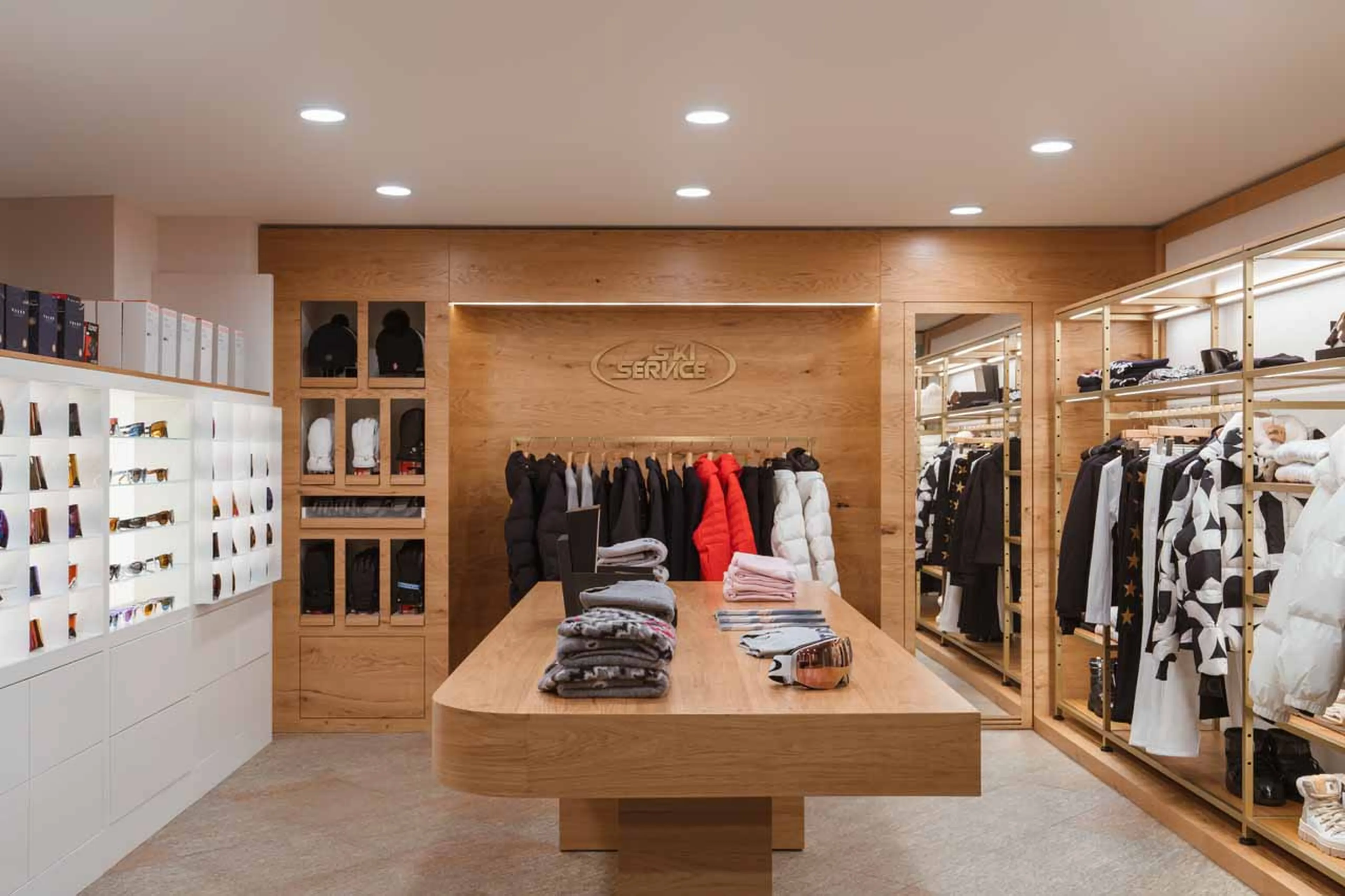 Ski shop at the Carlton Penthouse in St Moritz