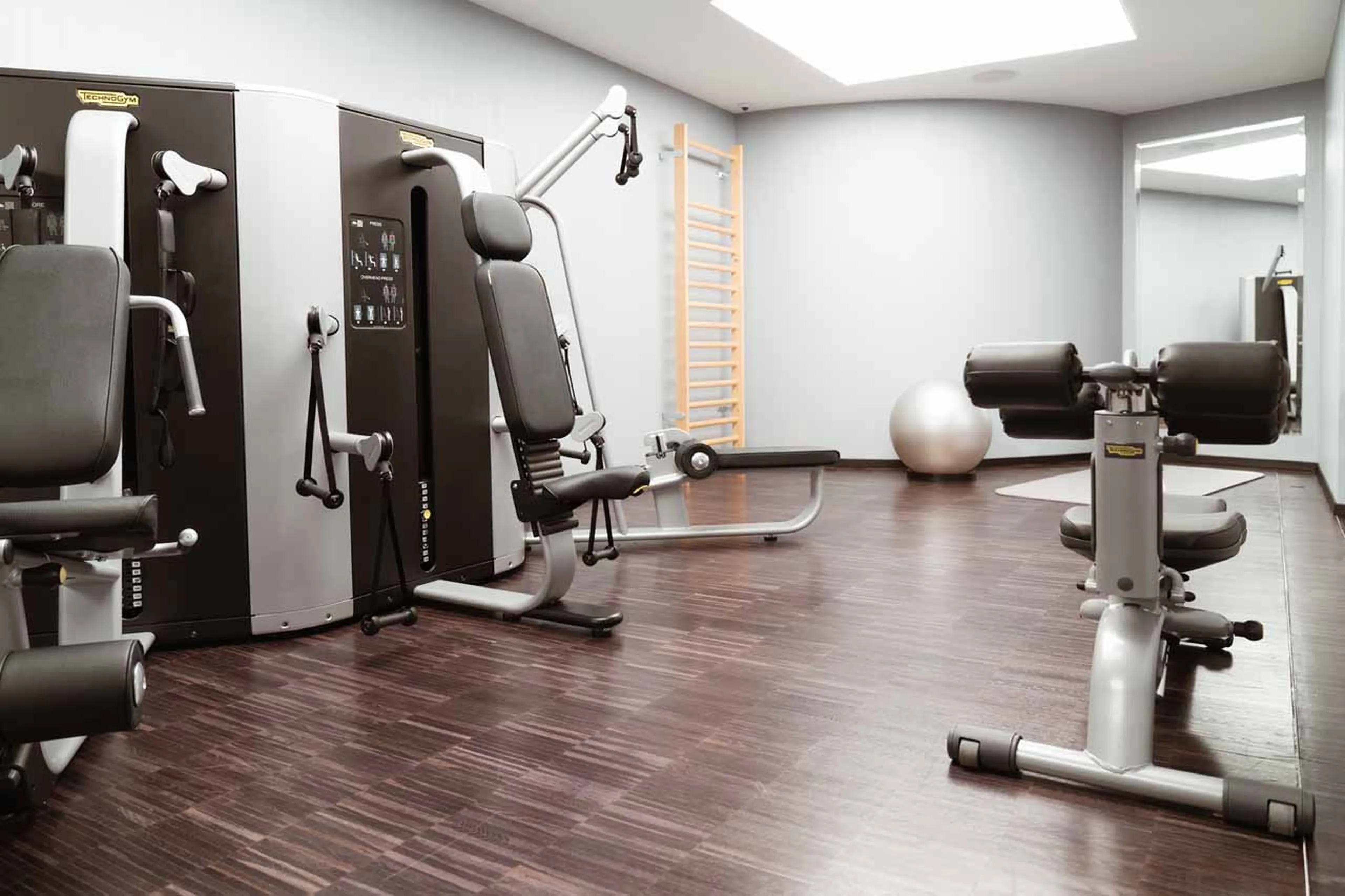 Gym at the Carlton Penthouse in St Moritz