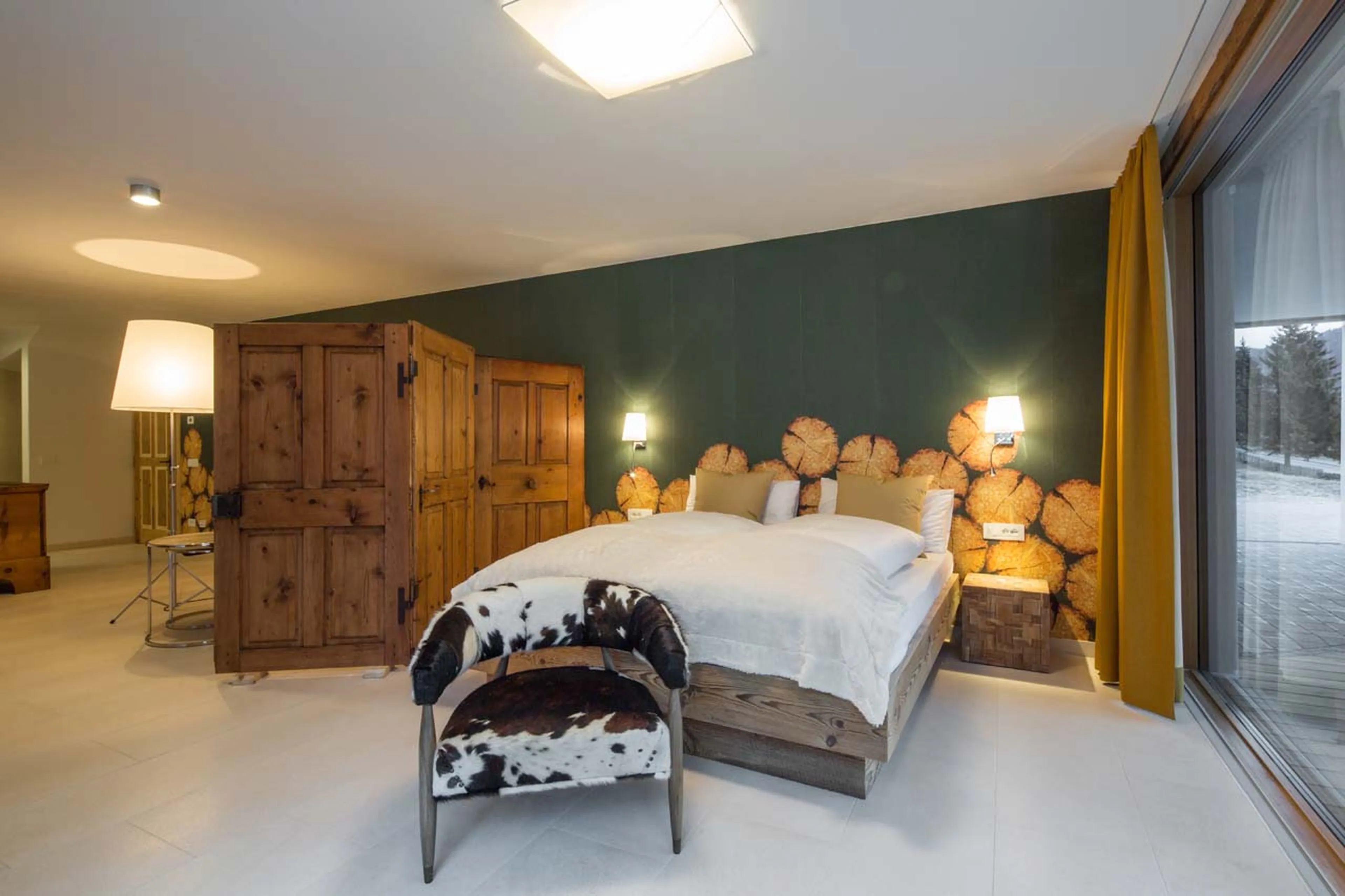 Bedroom five at Casa Feroze in Alta Badia