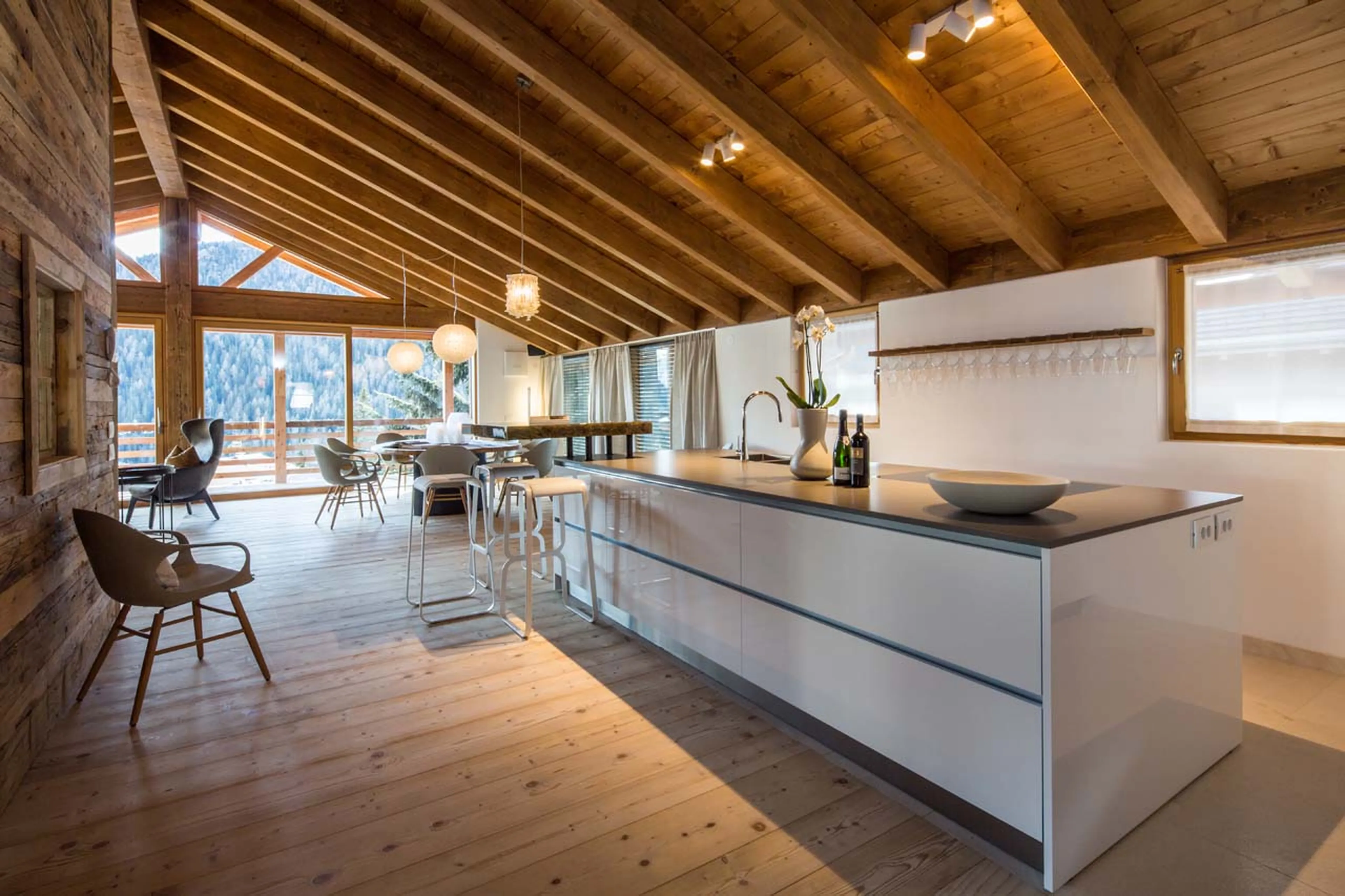 Kitchen at Casa Feroze in Alta Badia