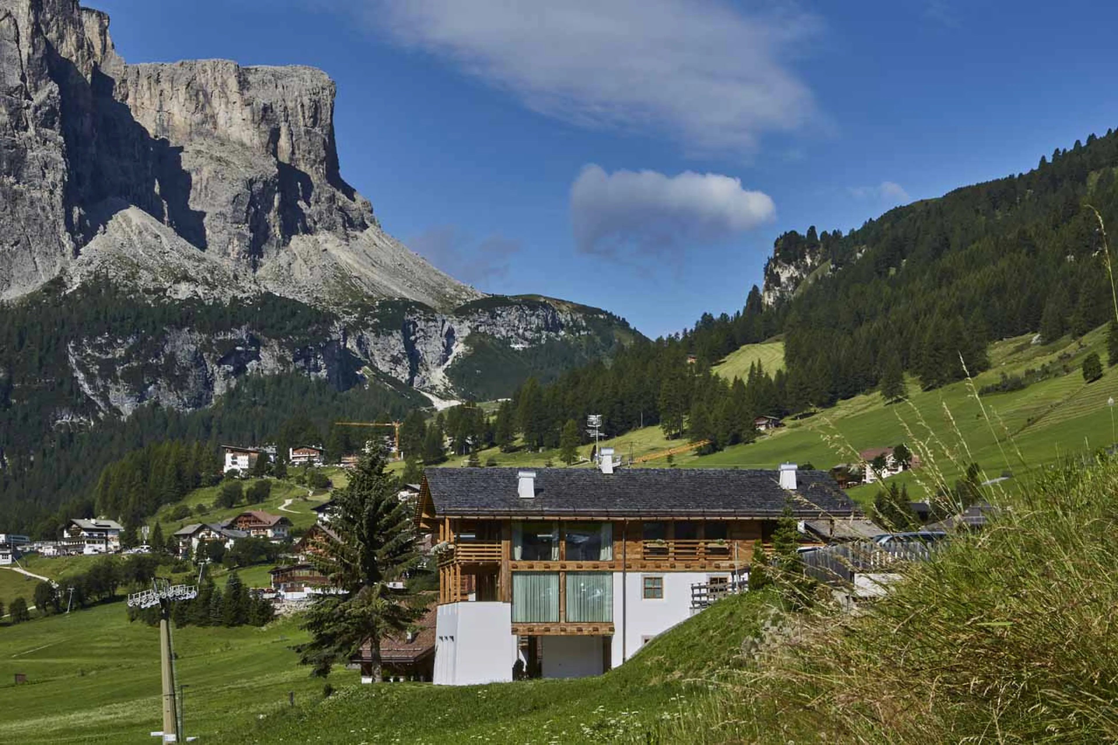 Casa Feroze is set against the magnificent backdrop of the Dolomites