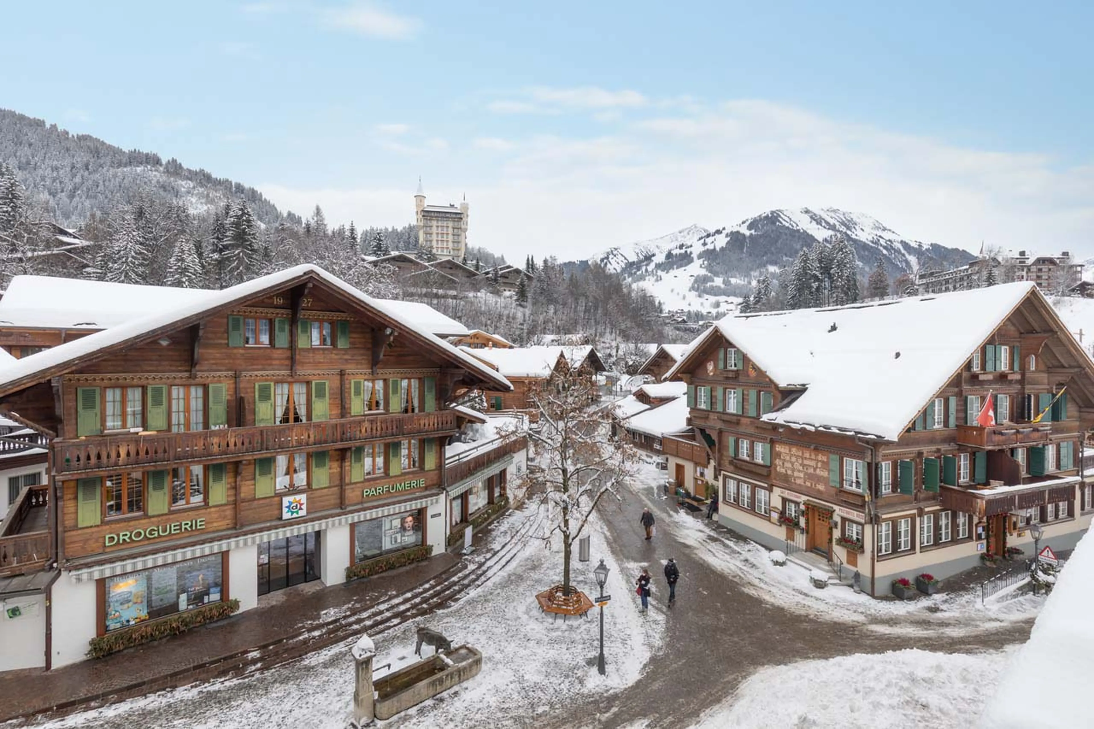 Exterior of Casa Promenade in Gstaad