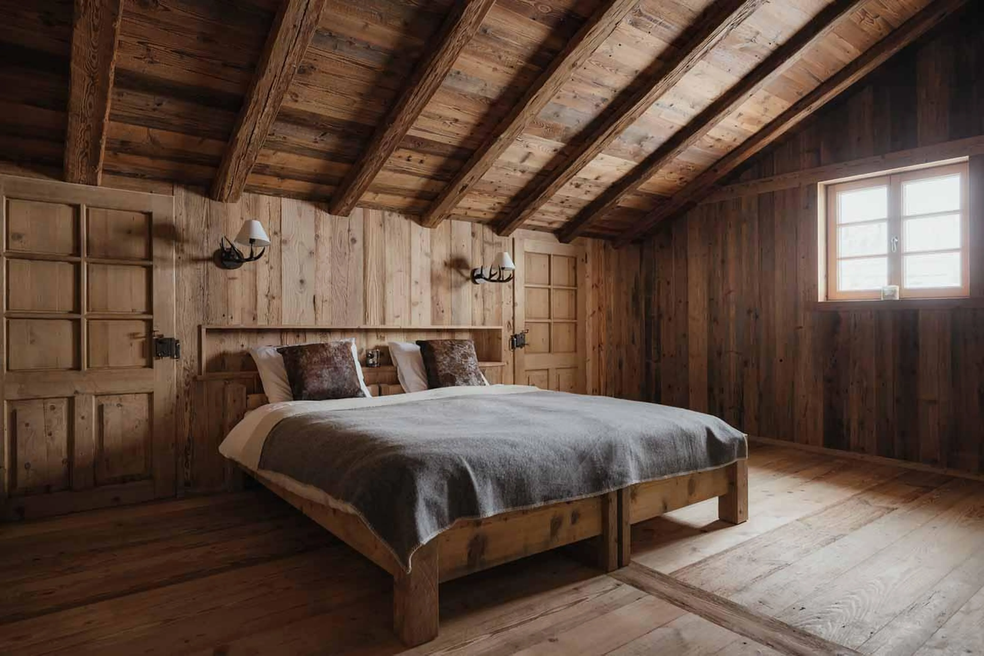 Bedroom four at Casa Tra Cime in Arabba