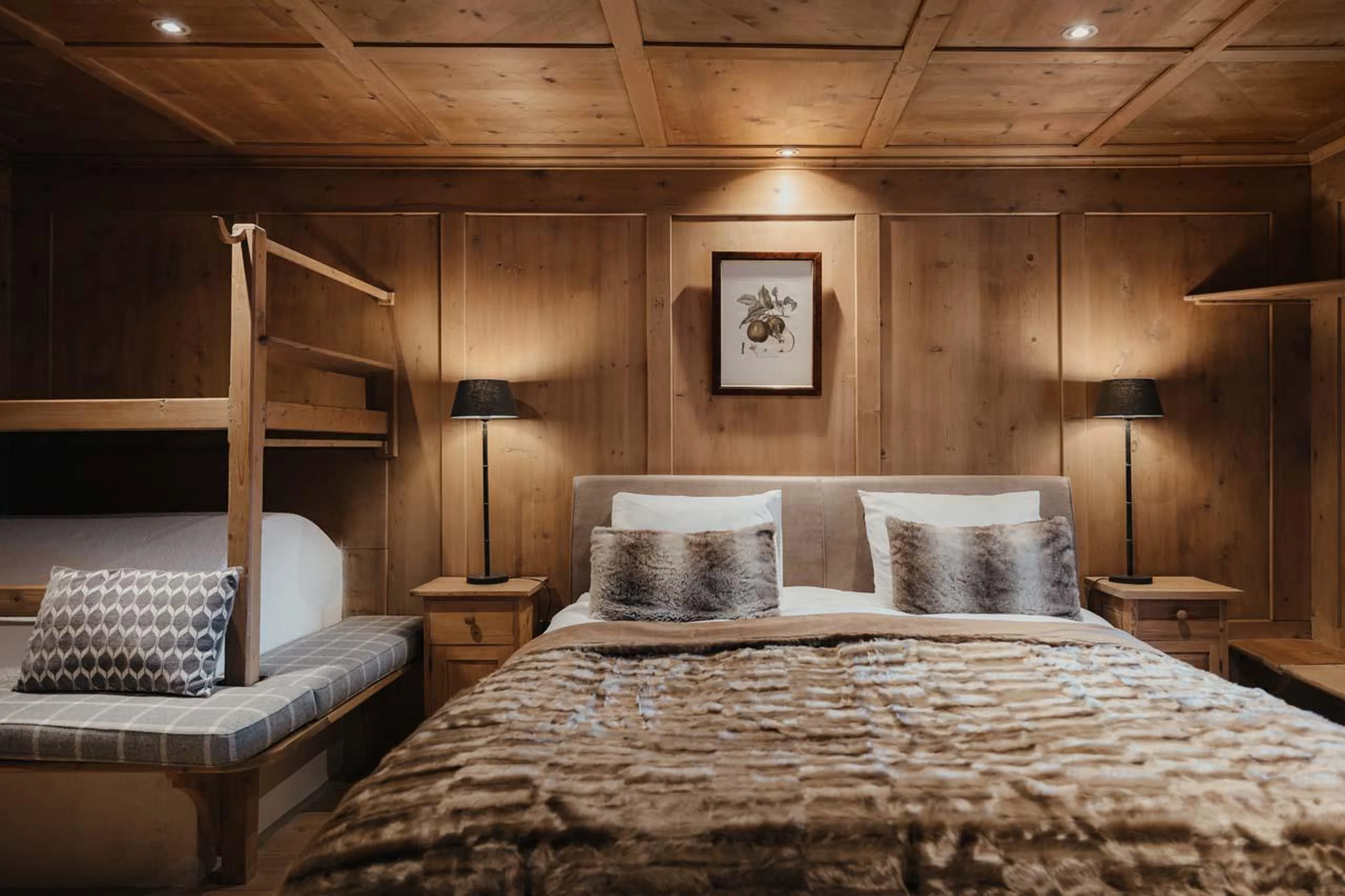 Comfy double bedroom at Casa Tra Cime in Arabba