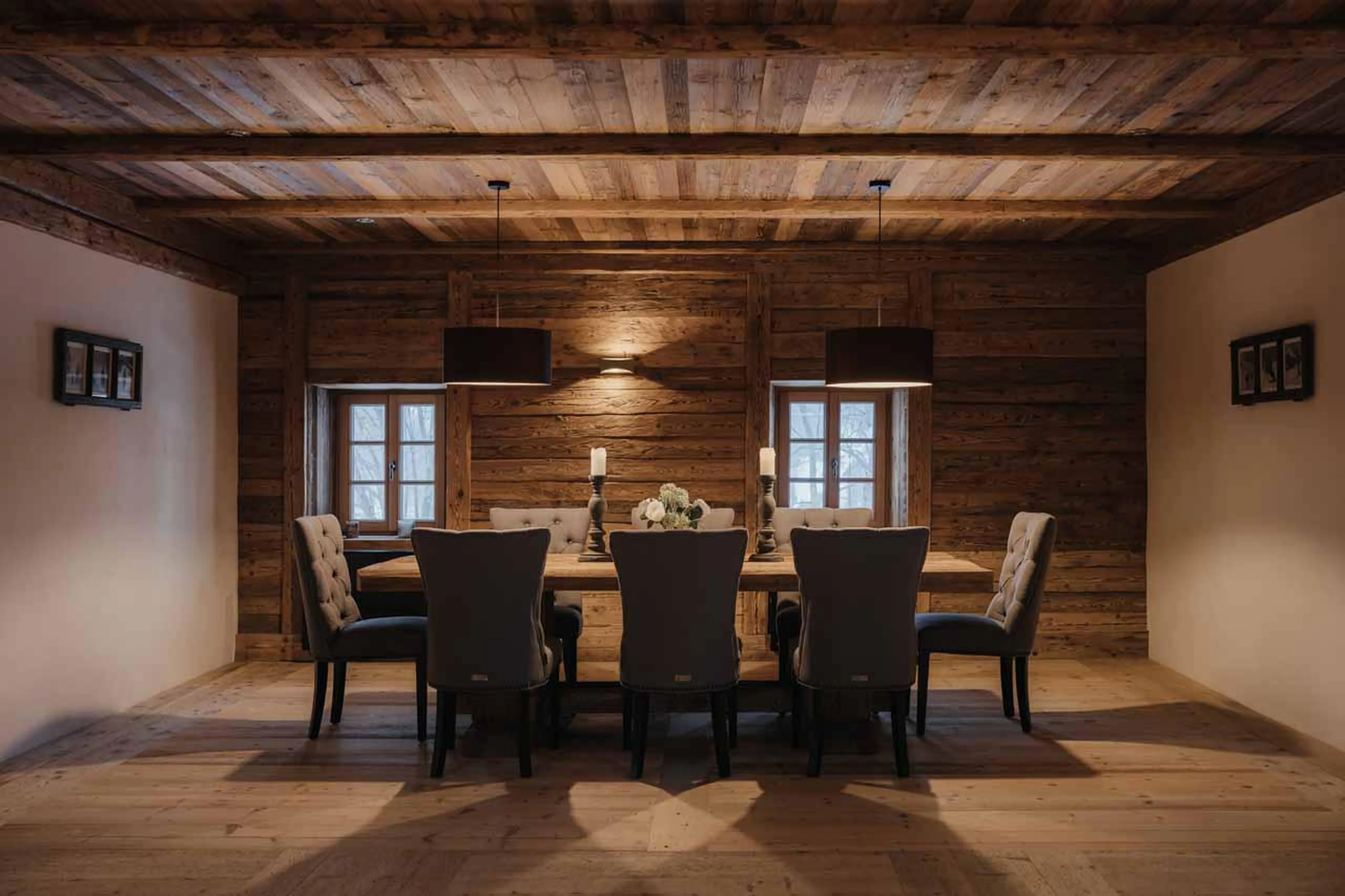 Dining area at Casa Tra Cime in Arabba