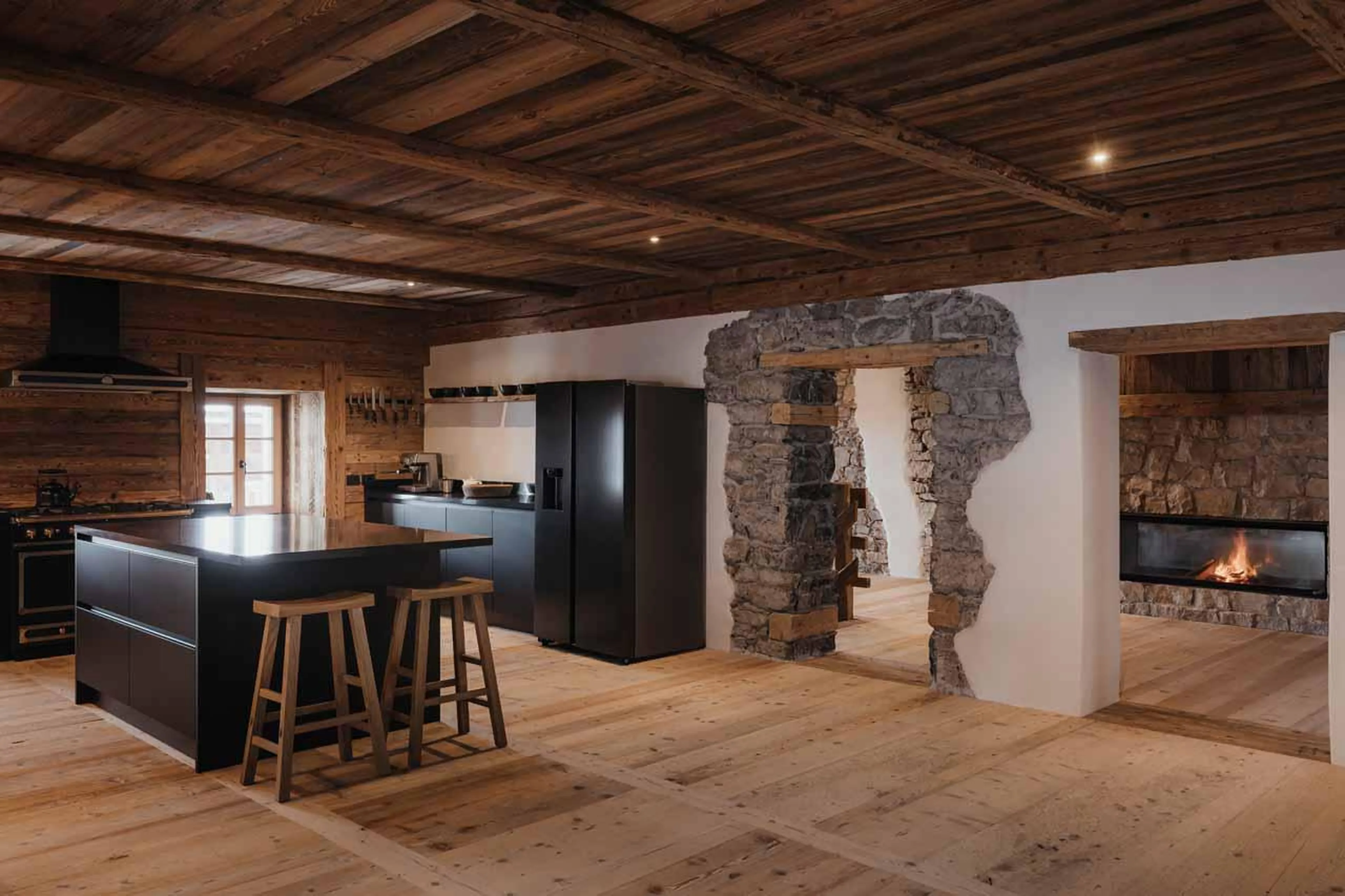 Kitchen at Casa Tra Cime in Arabba