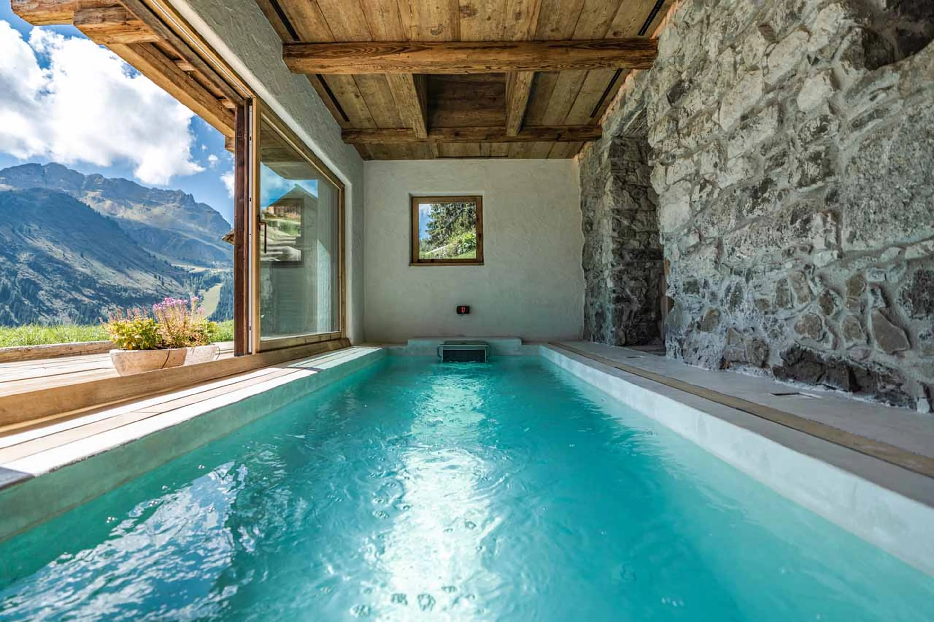 Pool at Cesa del Louf in Arabba