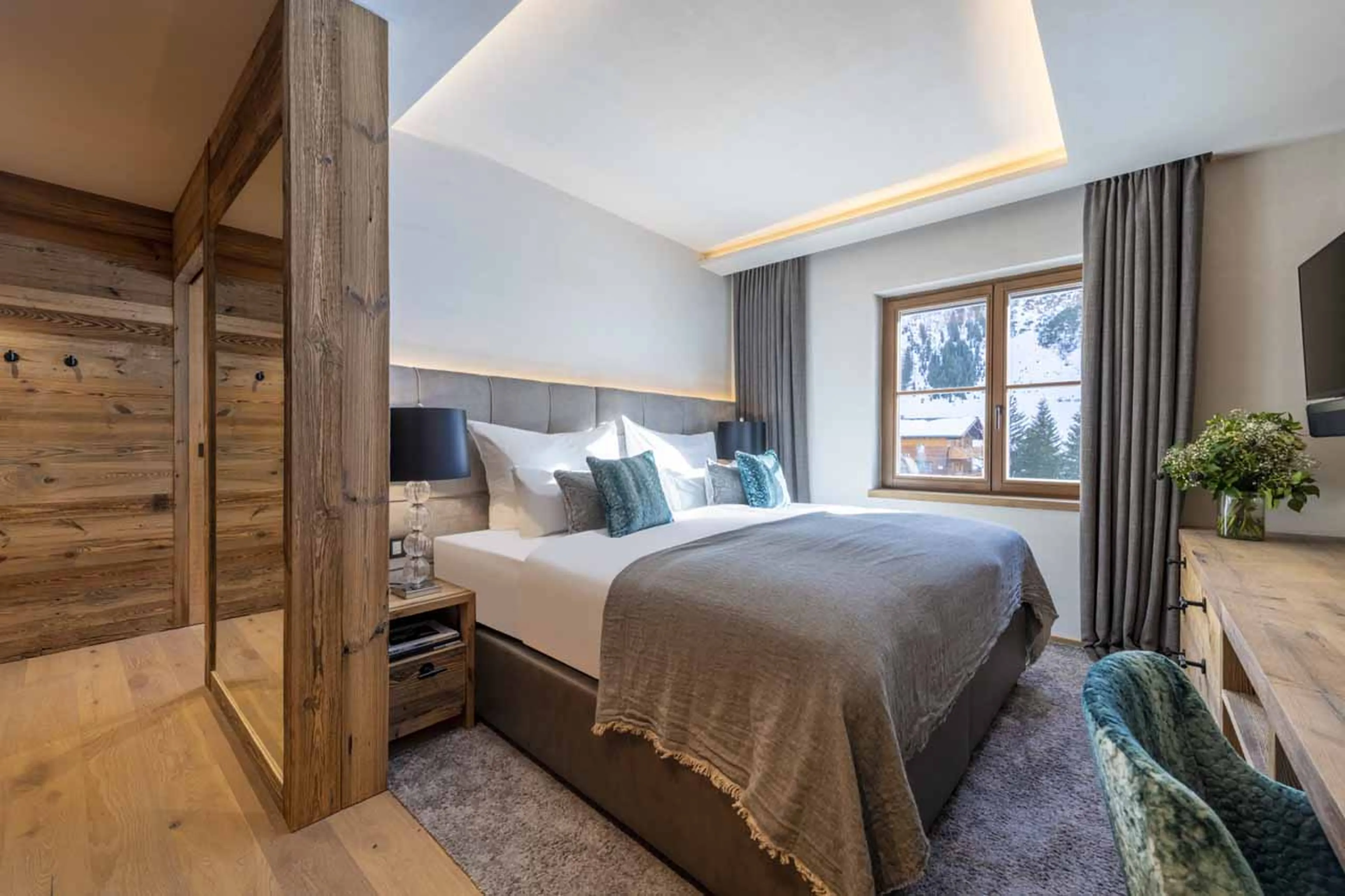 Bedroom four at Chalech M in Lech