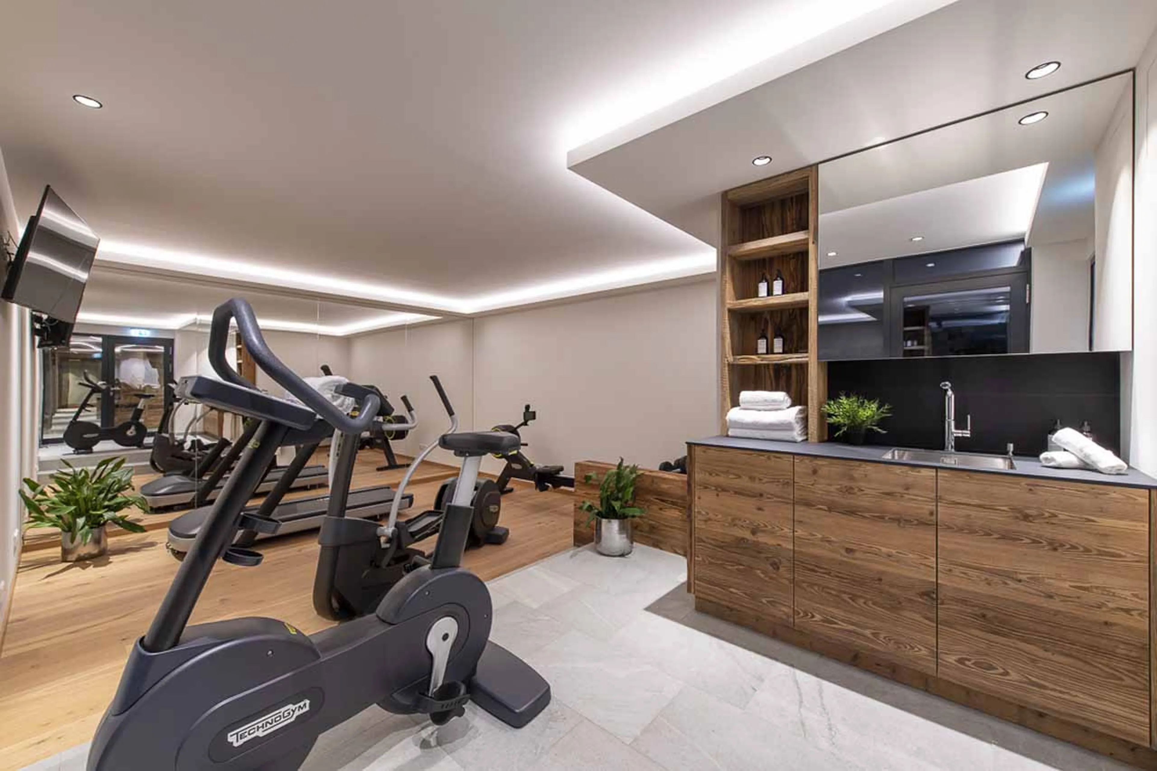 Gym at Chalech M in Lech