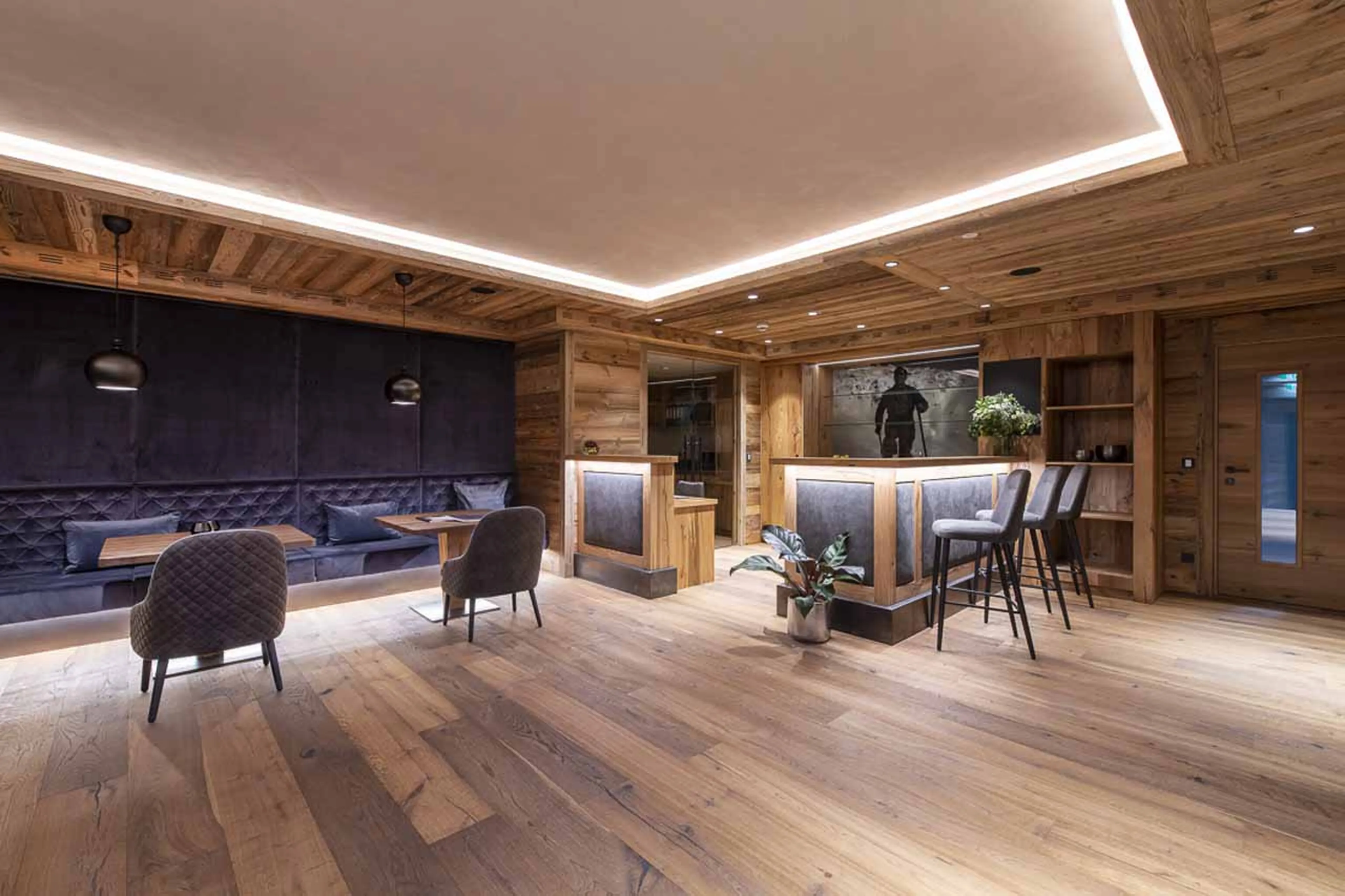 Shared spa at Chalech M in Lech