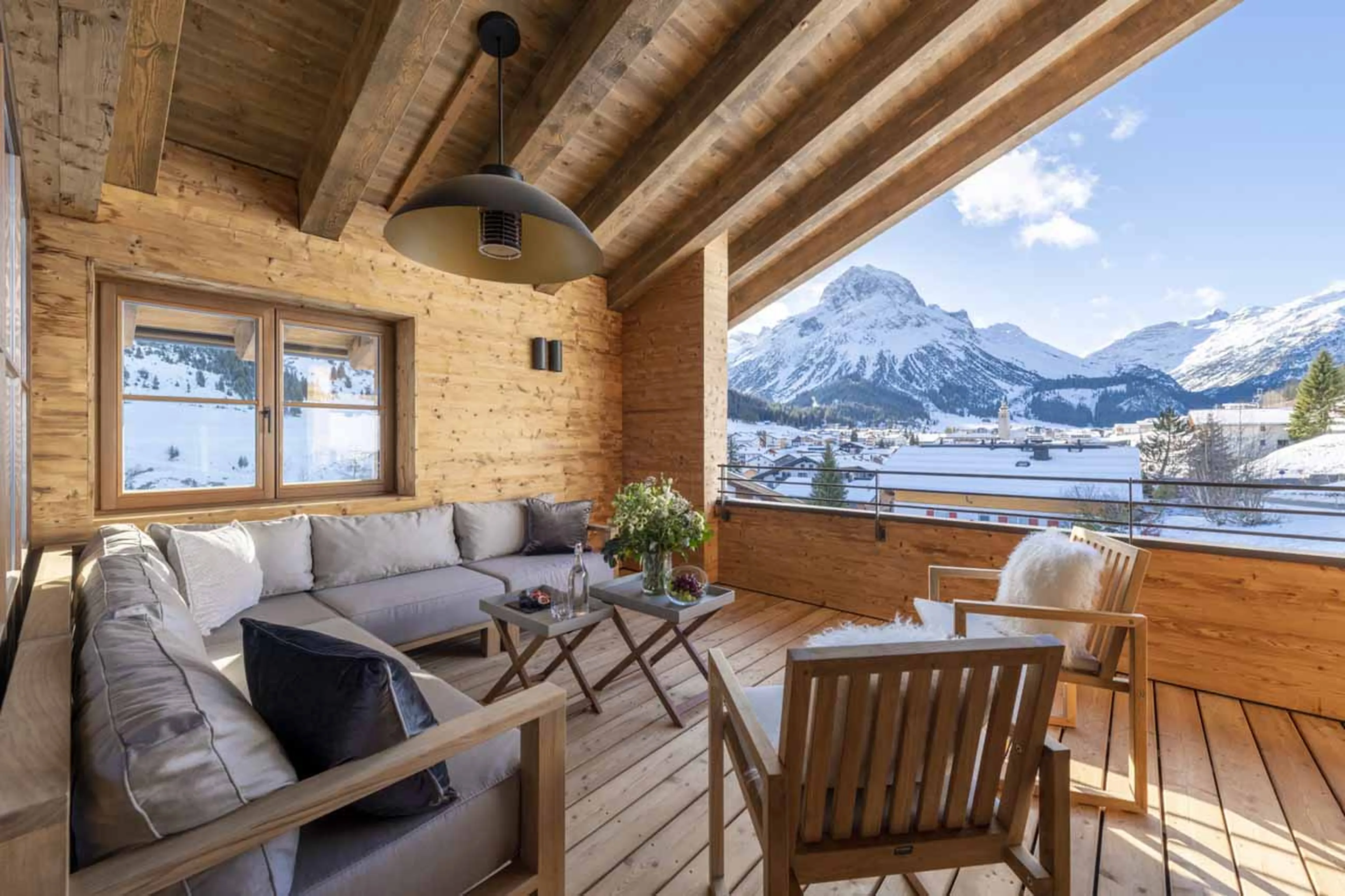 Terrace at Chalech M in Lech