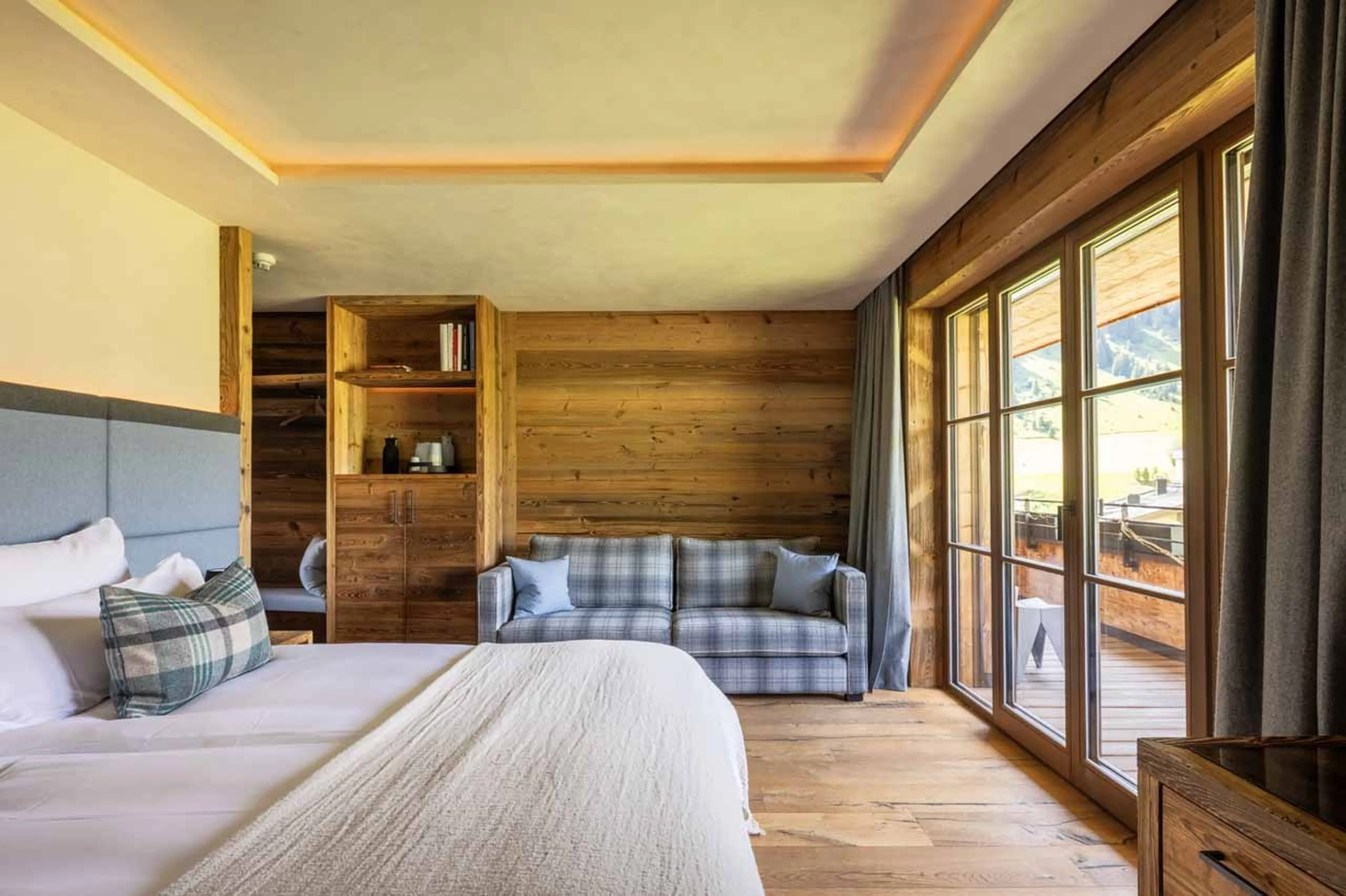 Bedroom 1 sofa at Chalech 3 in Lech