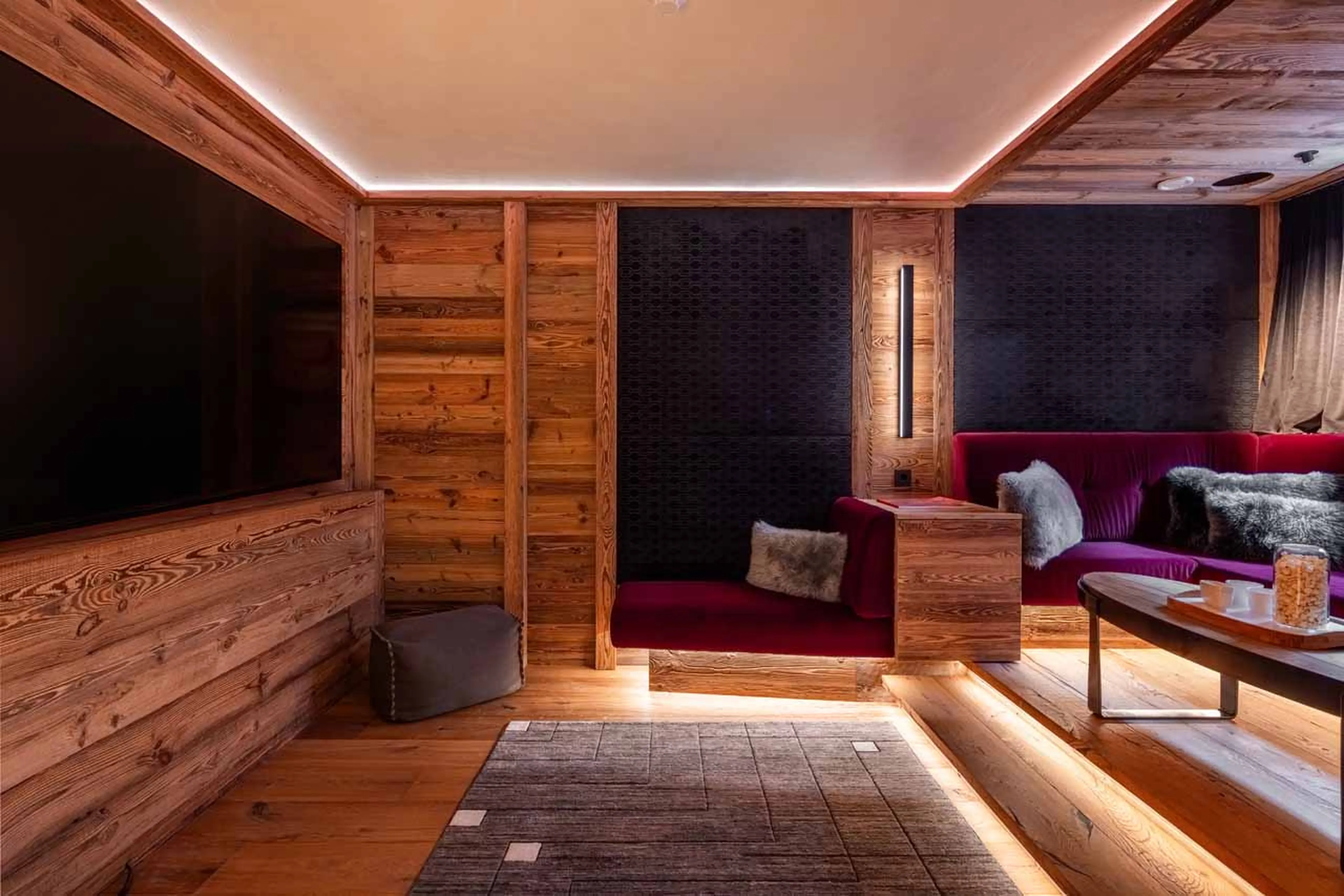 TV room at Chalech 3 in Lech
