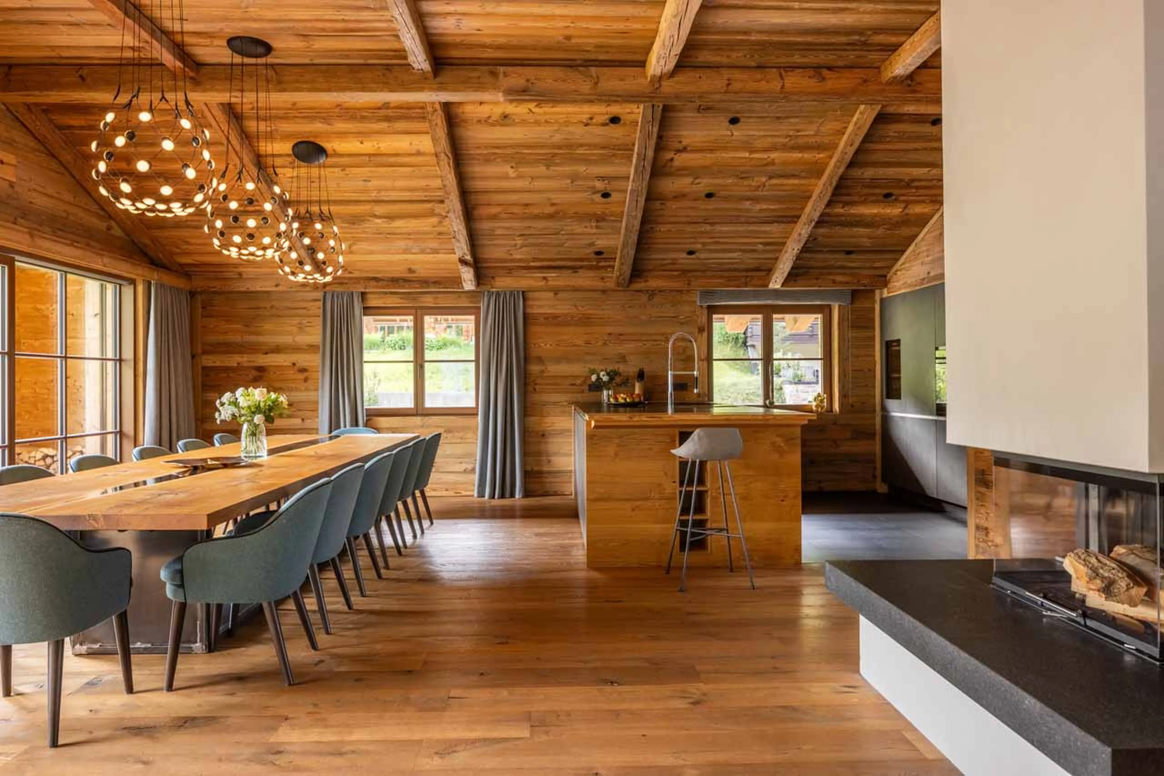 Dining area at Chalech 3 in Lech
