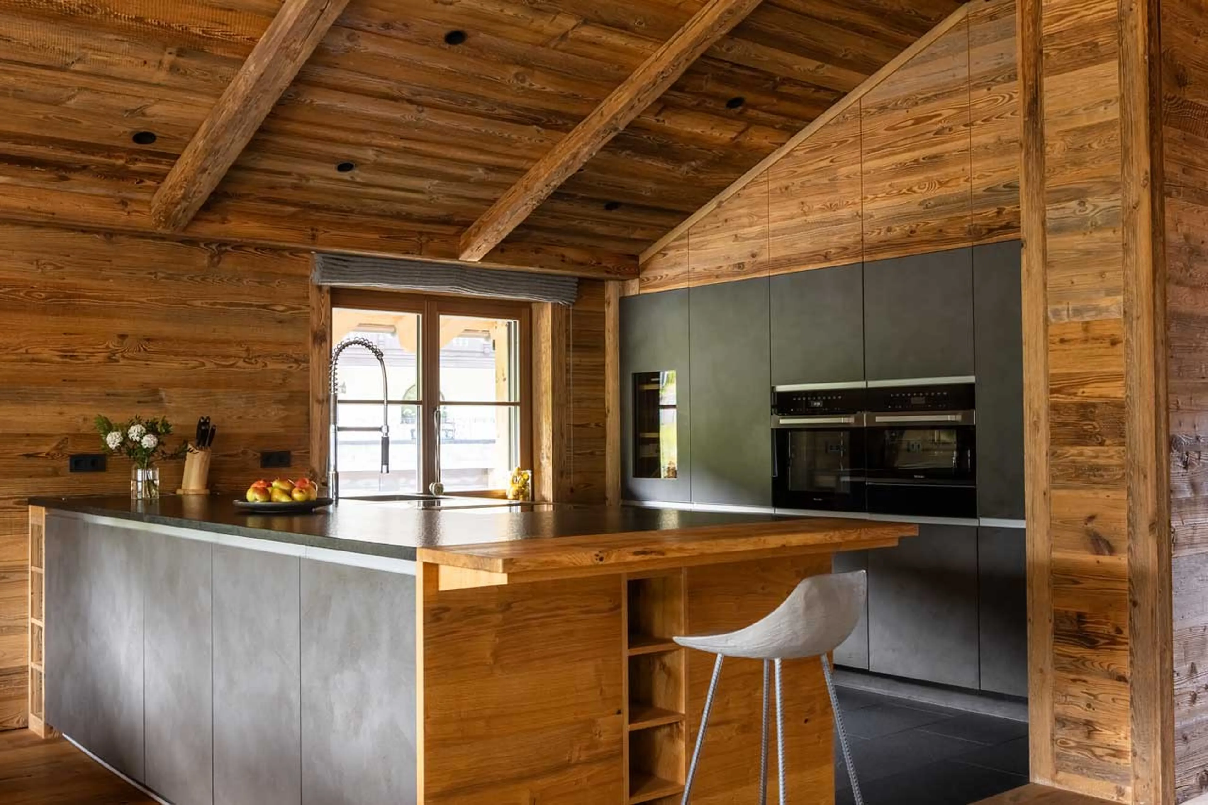 Kitchen at Chalech 3 in Lech