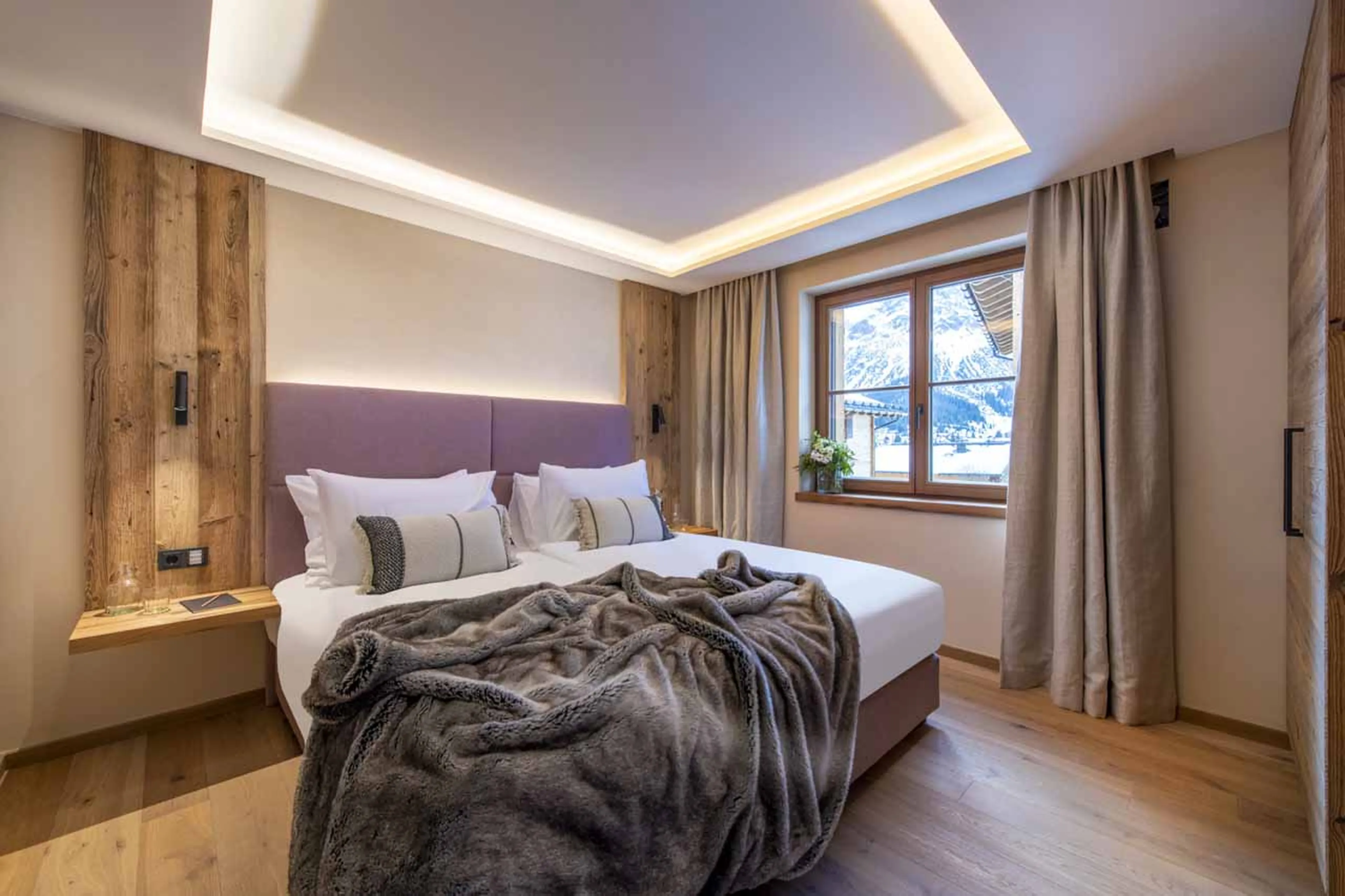 Bedroom one at Chalech 4 in Lech