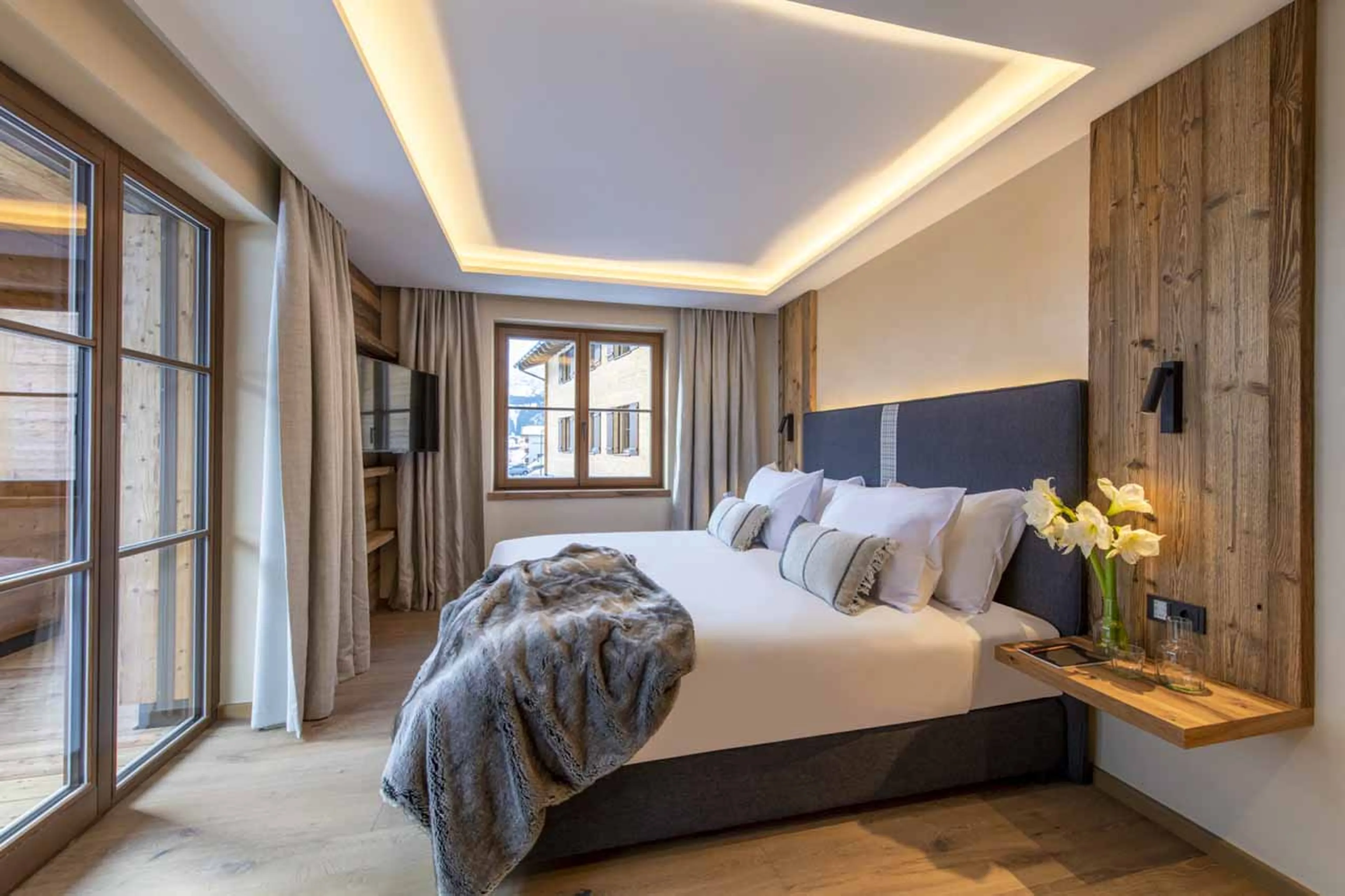 Bedroom two at Chalech 4 in Lech