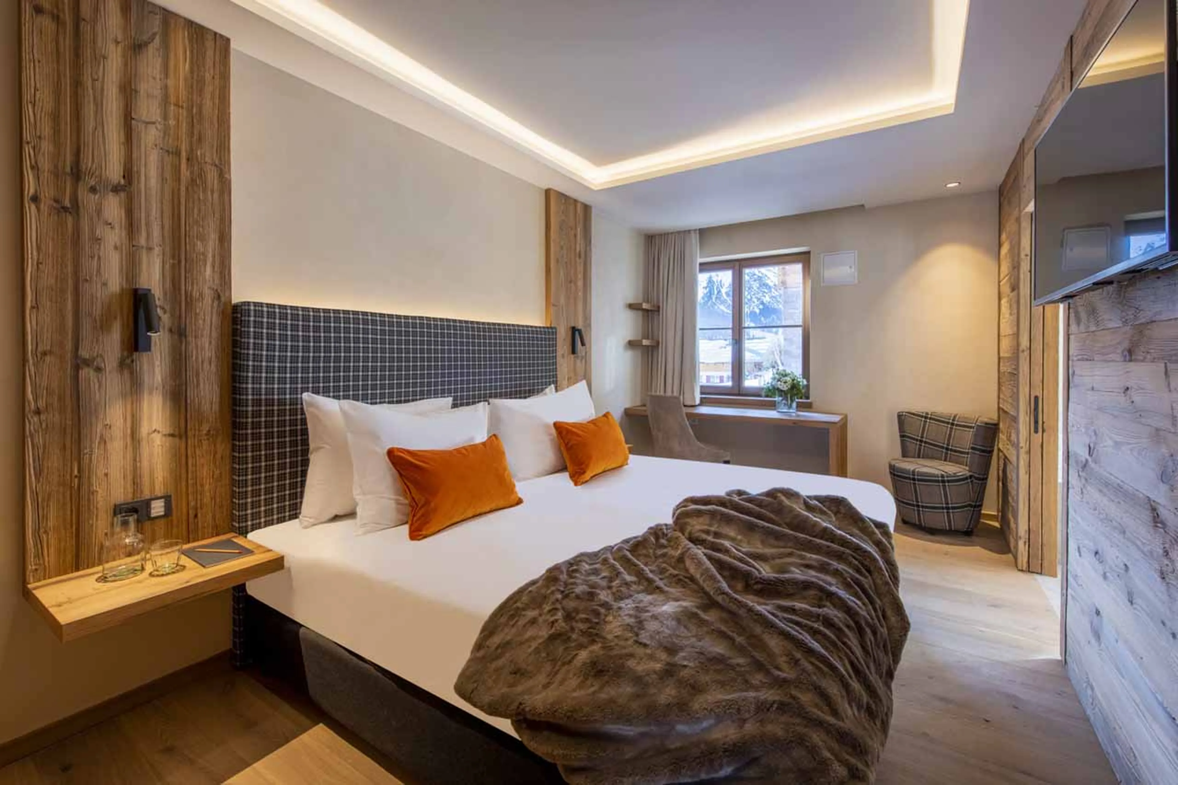 Bedroom four at Chalech 4 in Lech