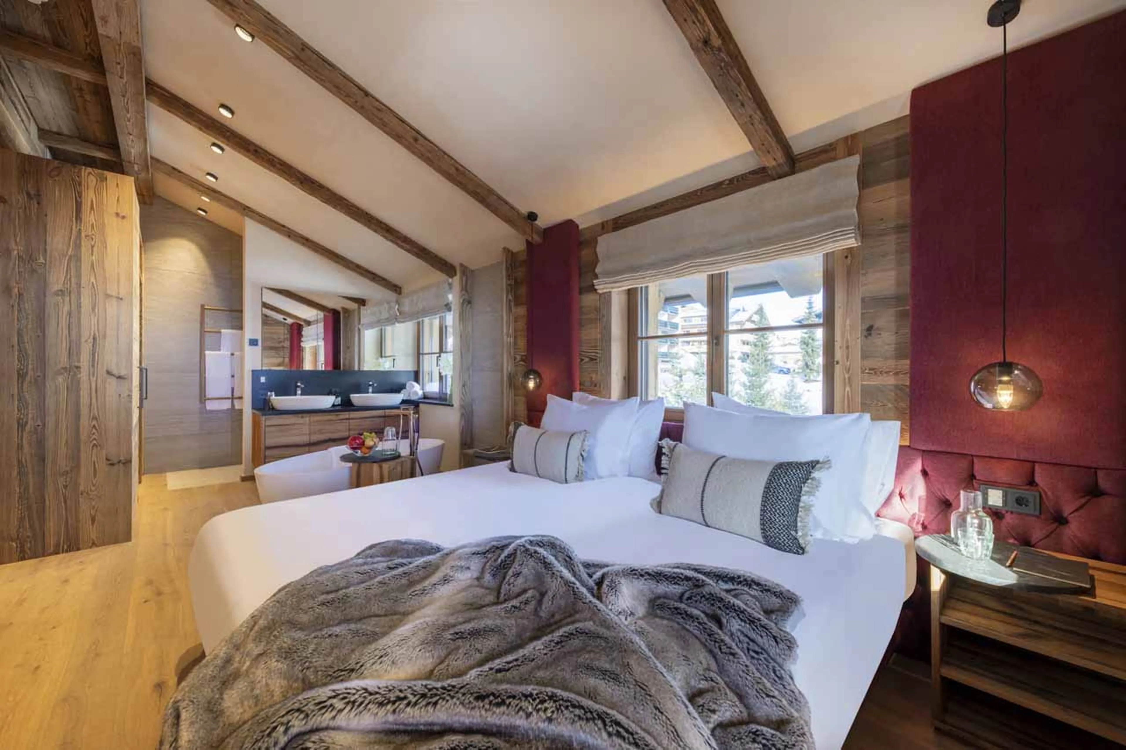 Bedroom six at Chalech 4 in Lech