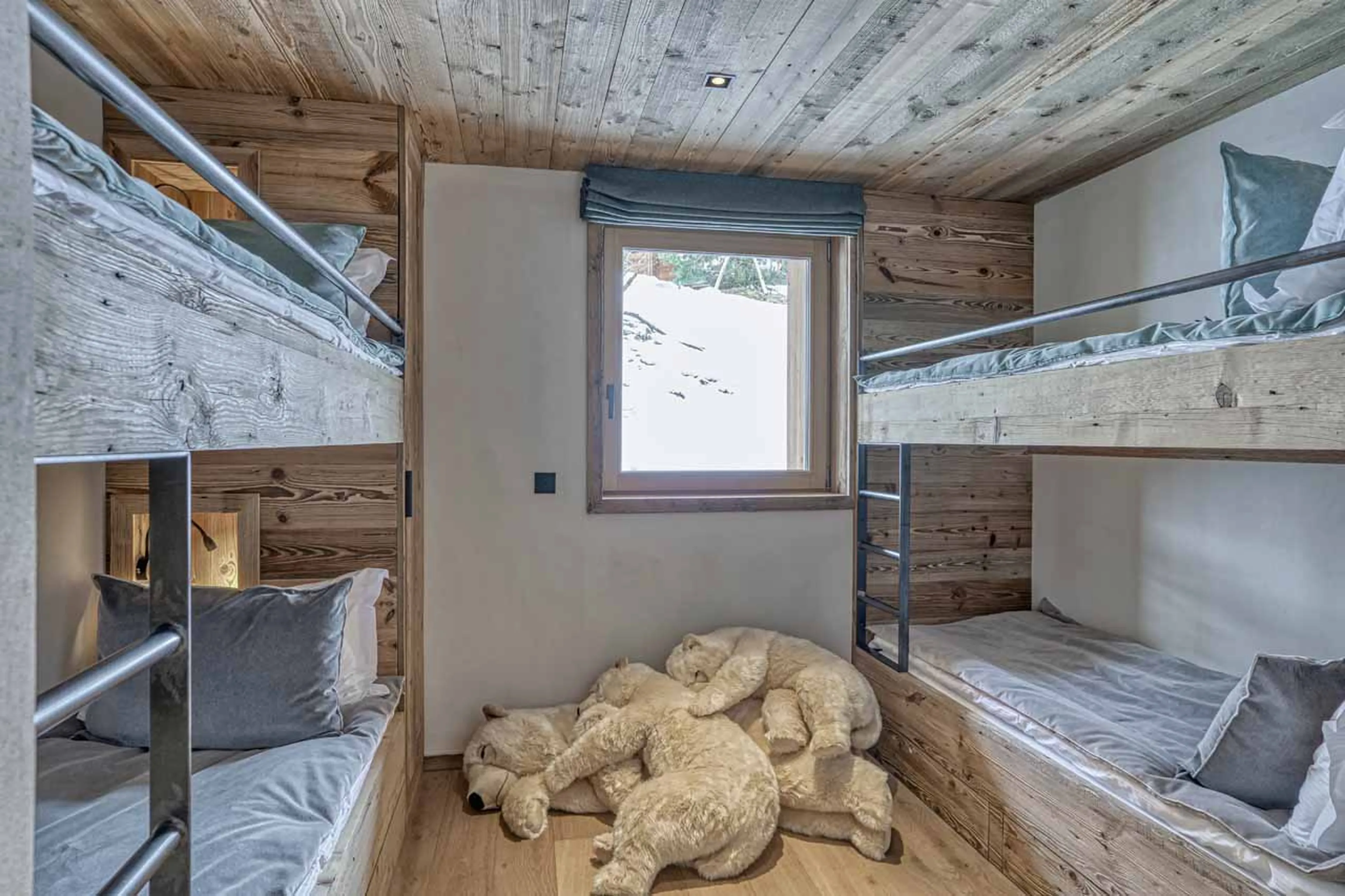 Bunk bedroom at Chalet 141 in Megeve