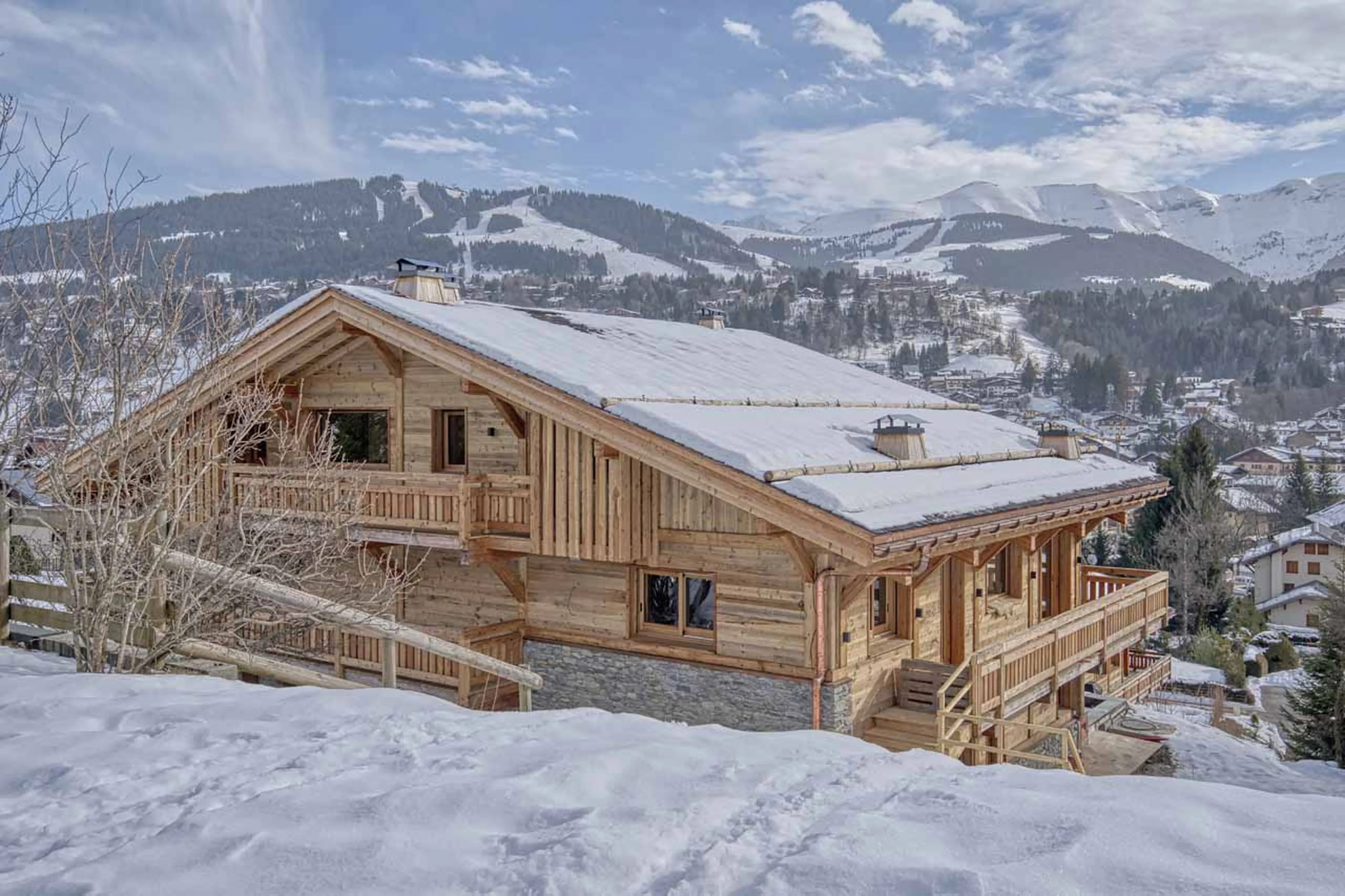 Exterior of Chalet 141 in Megeve
