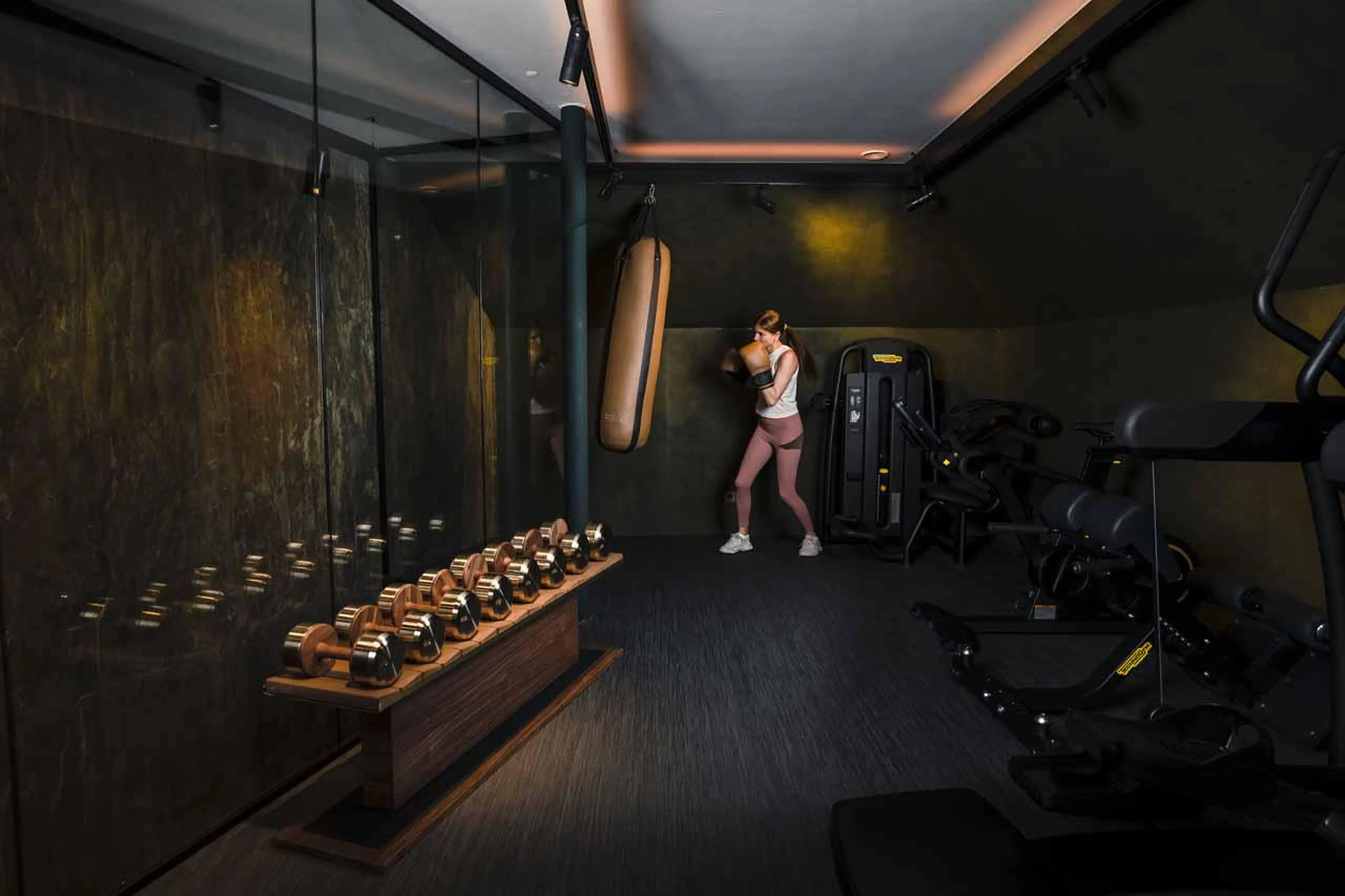 State-of-the-art gym facilities at Chalet 1551 in Lech