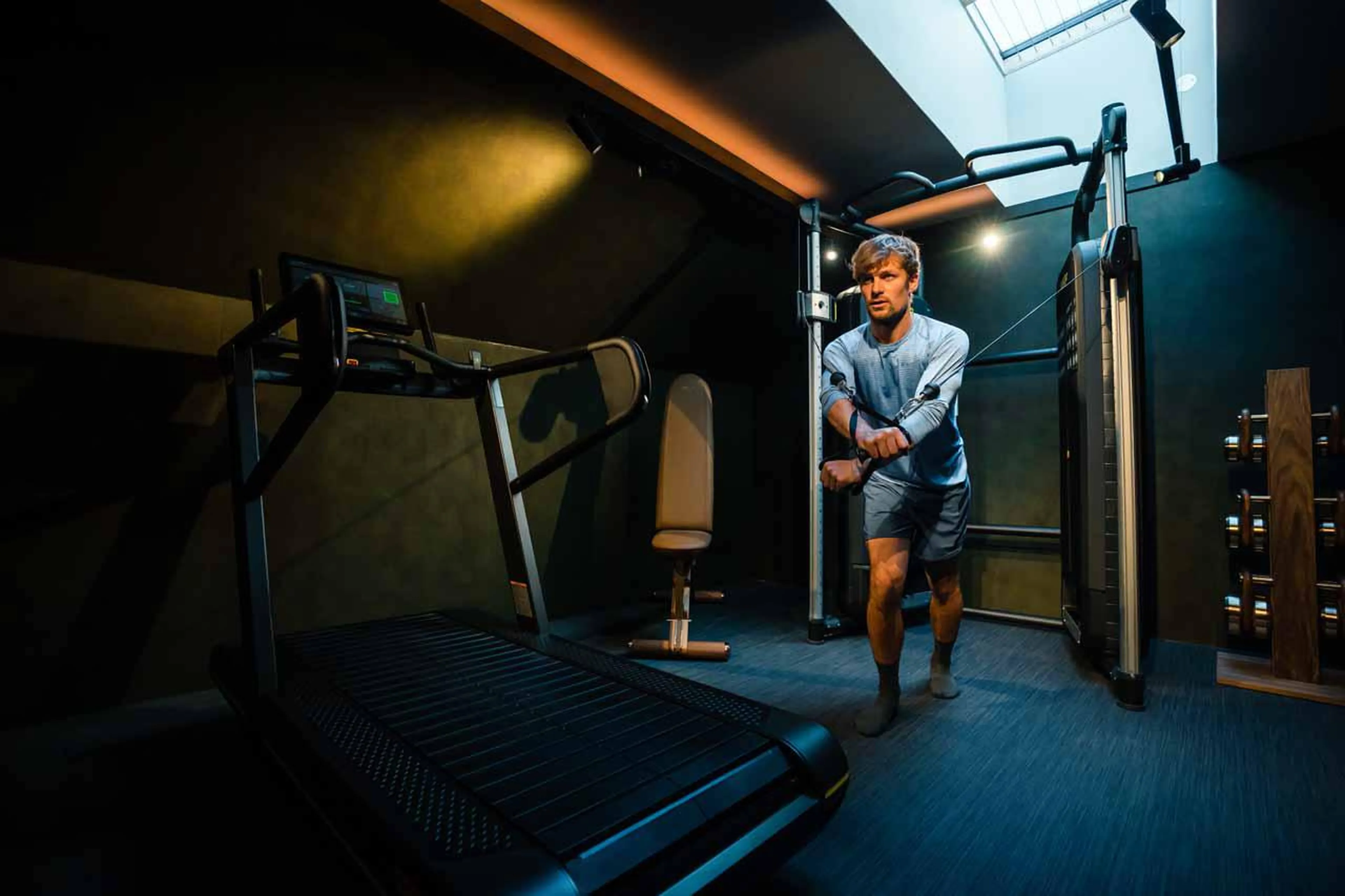 Gym area at Chalet 1551 in Lech