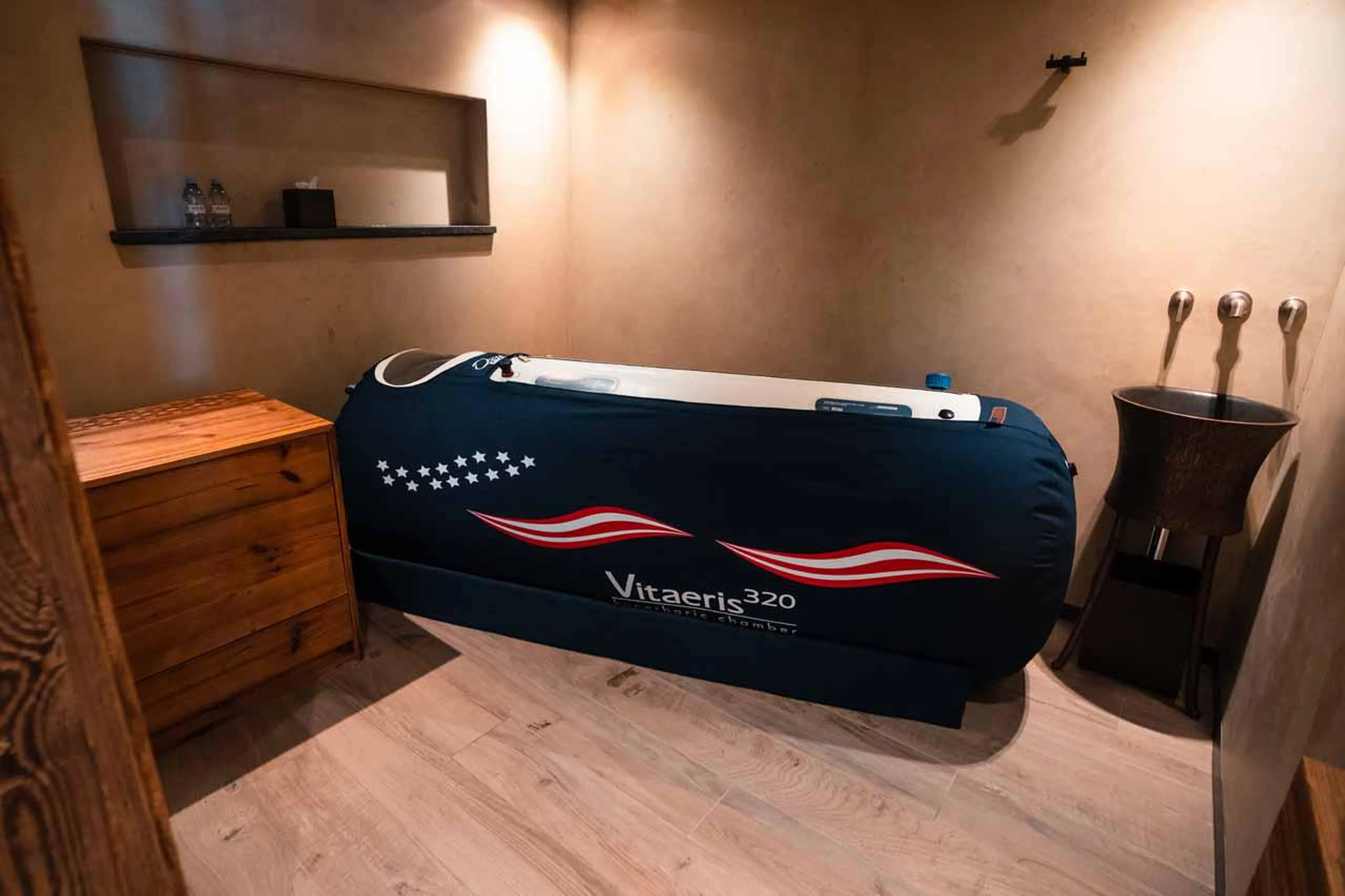 Wellness oxygen chamber at Chalet 1551 in Lech