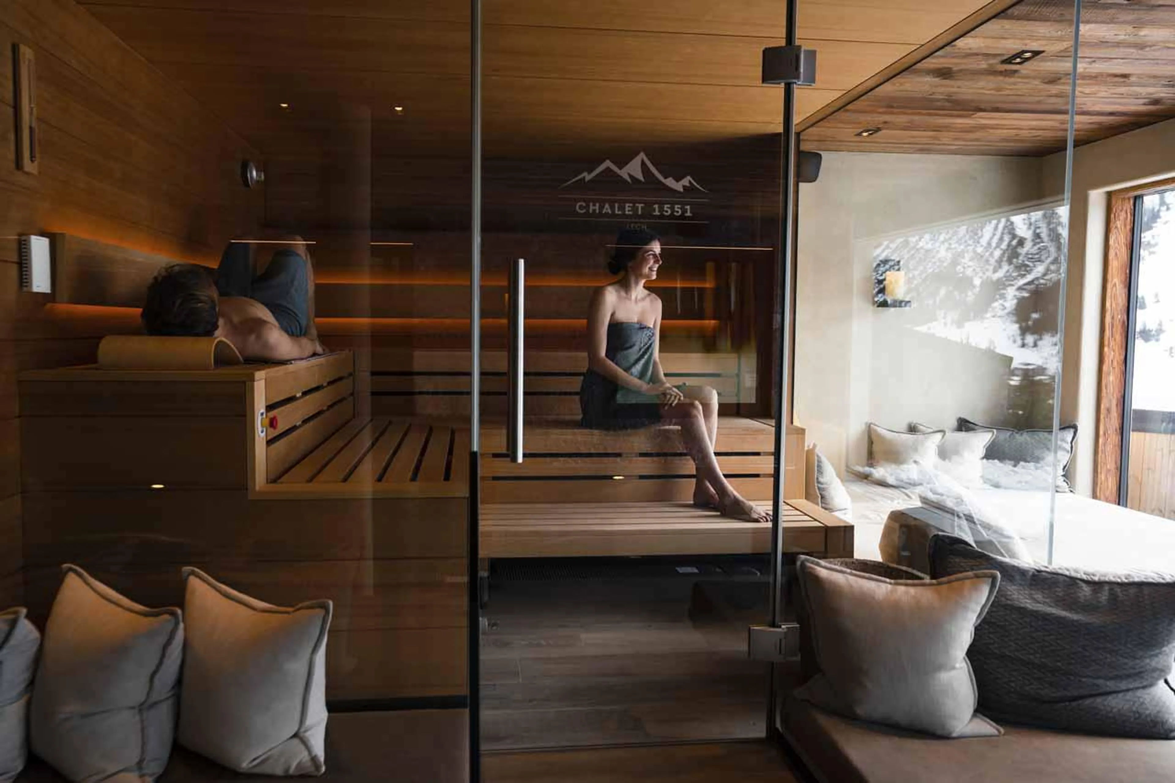 Sauna at Chalet 1551 in Lech