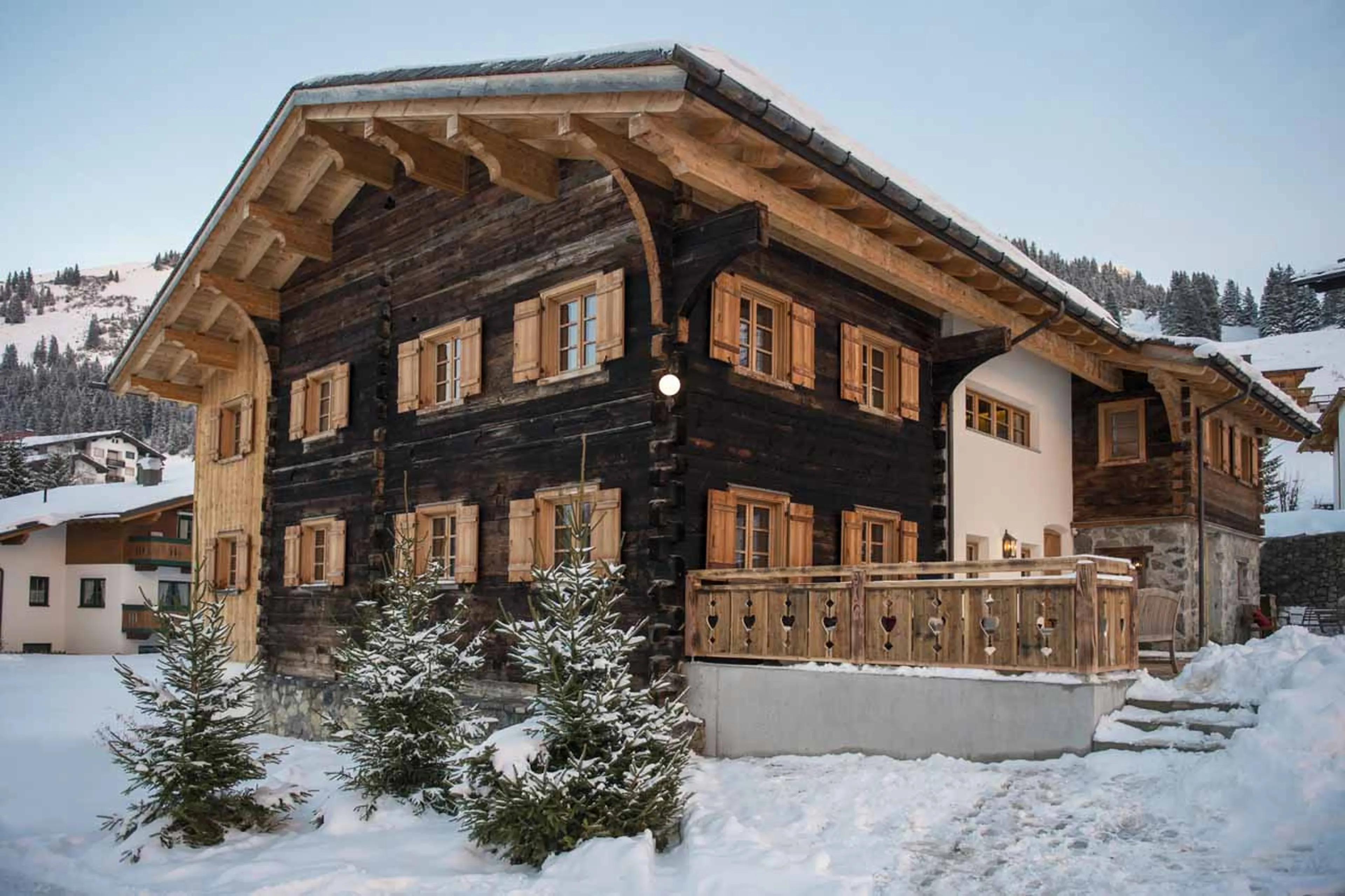 Exterior view of age-old Chalet 1597