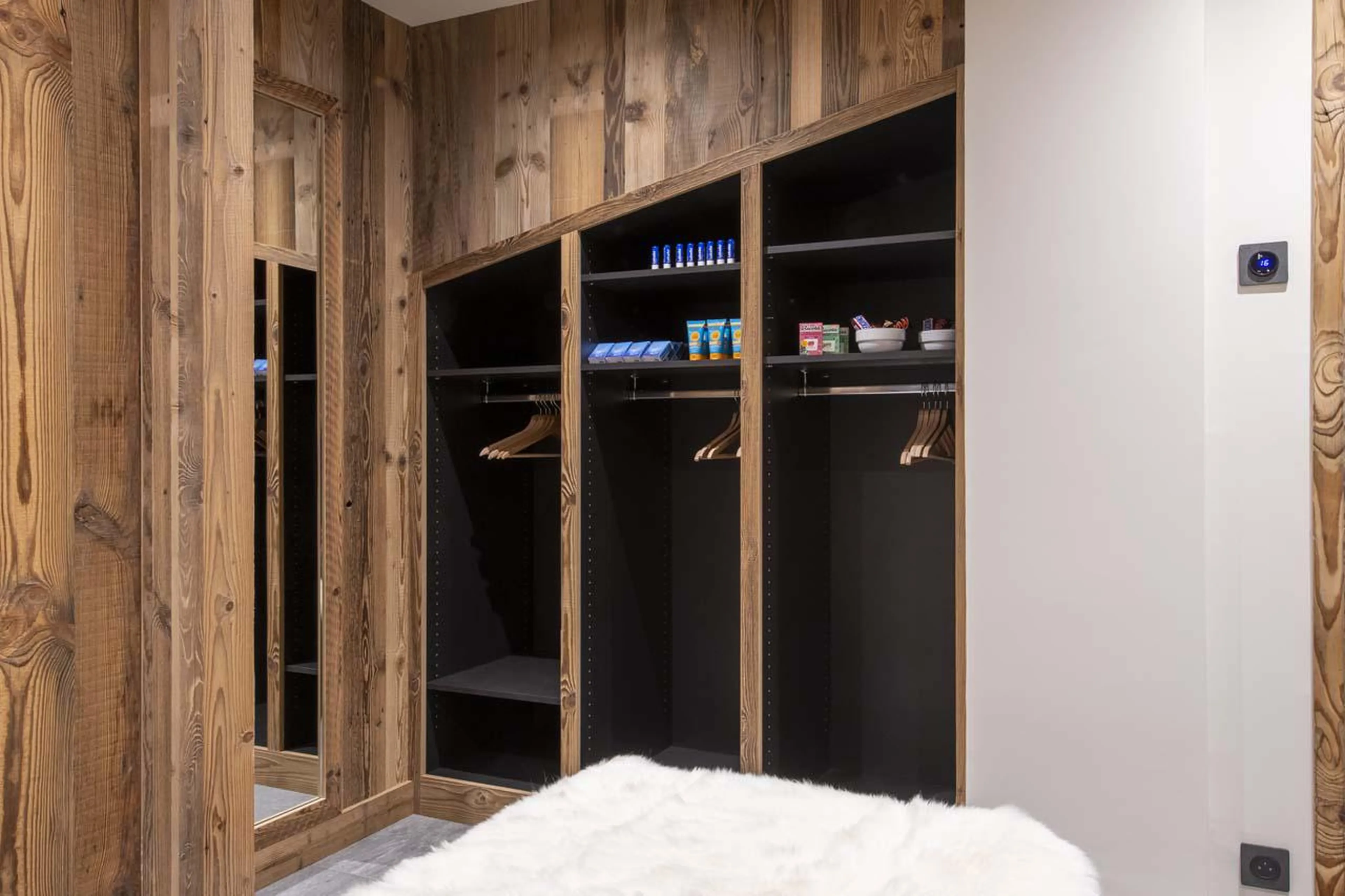 Ample storage space for ski gear at Chalet 1850 in Val d'Isere
