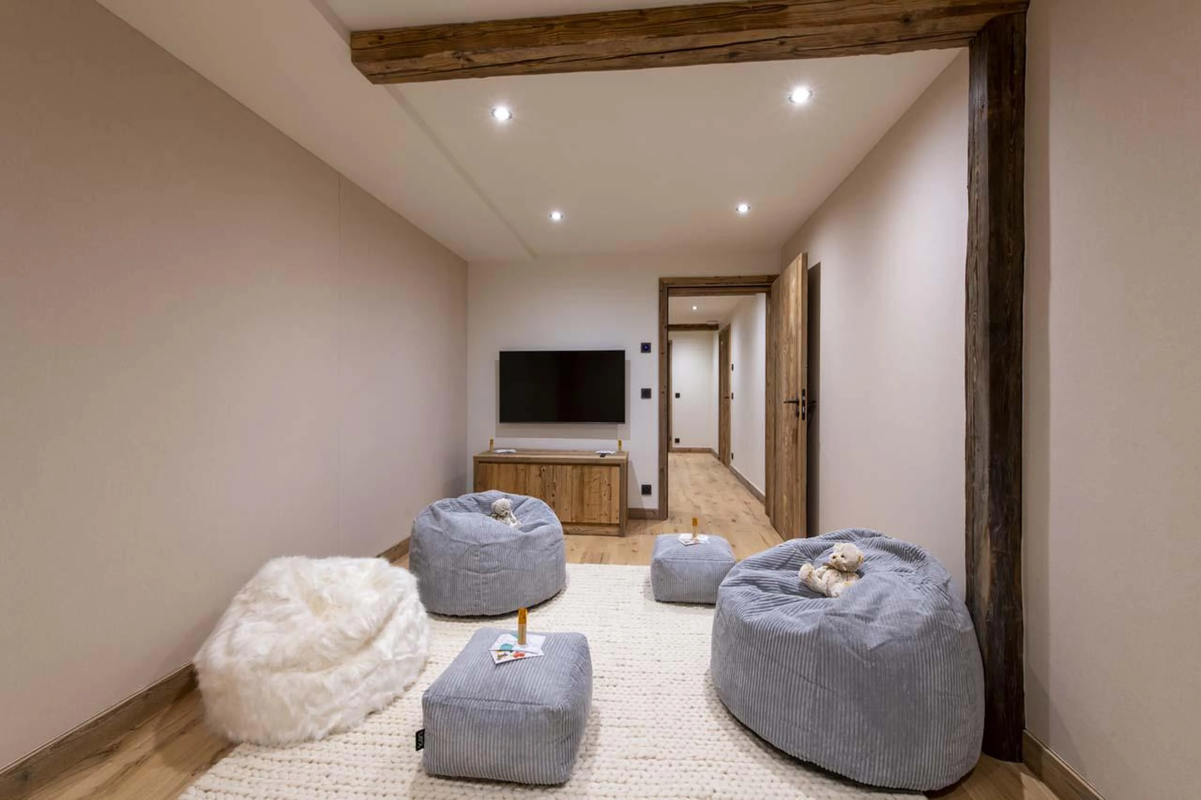 TV snug perfect for children at Chalet 1855 in Val d'Isere