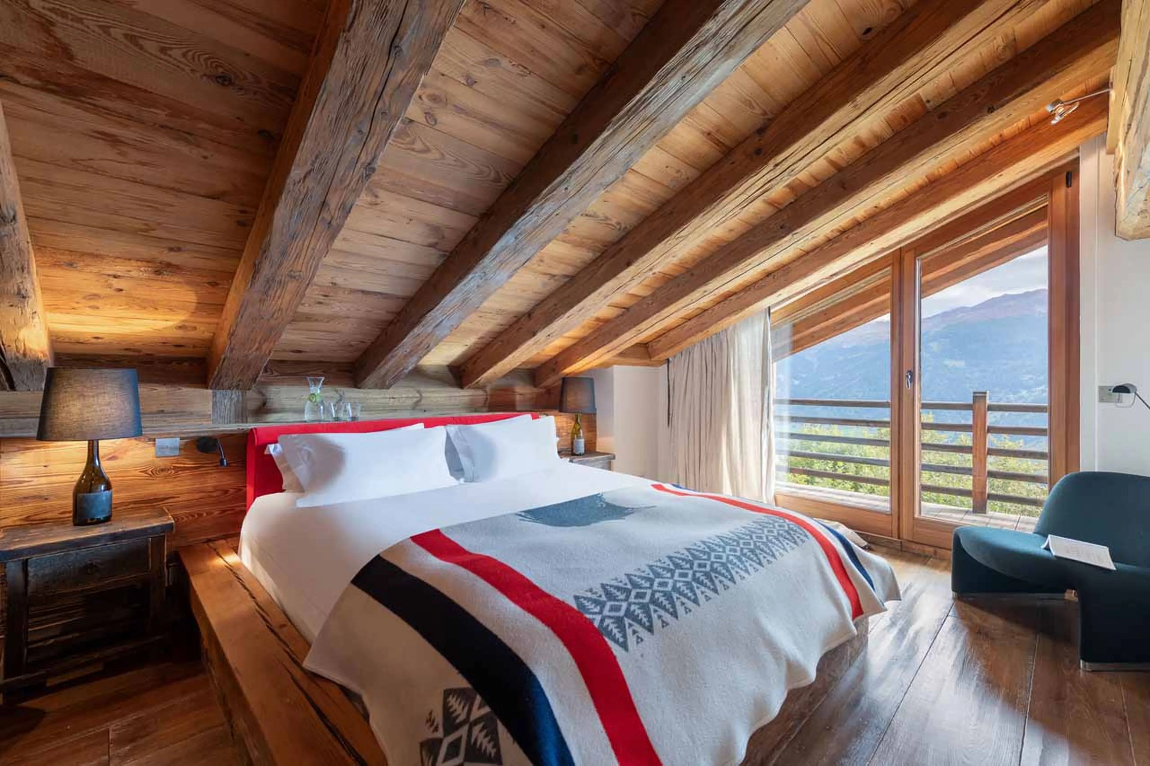 Bedroom four at Chalet 1936 in Verbier
