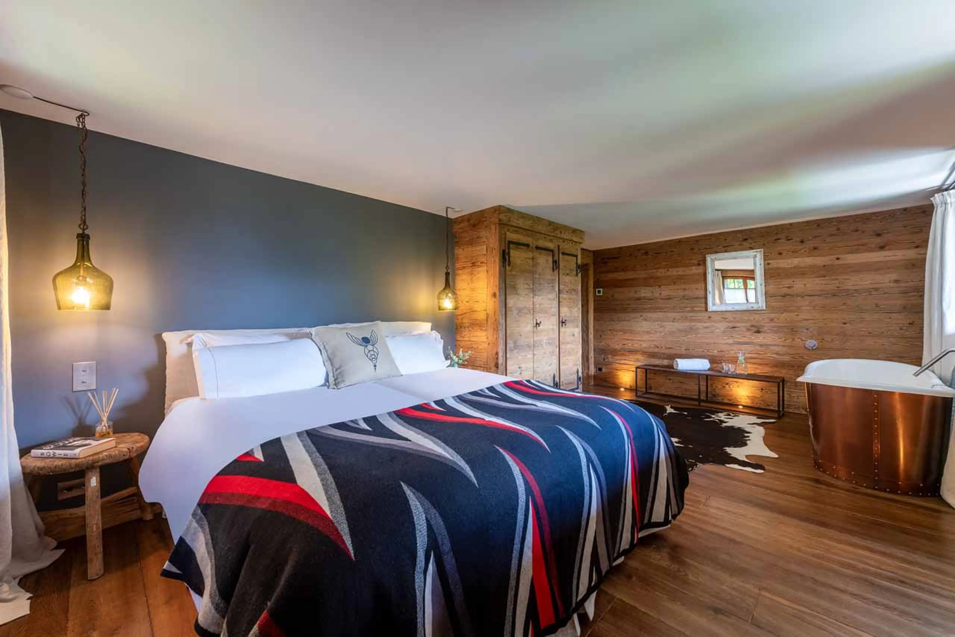 Bedroom seven at Chalet 1936 in Verbier