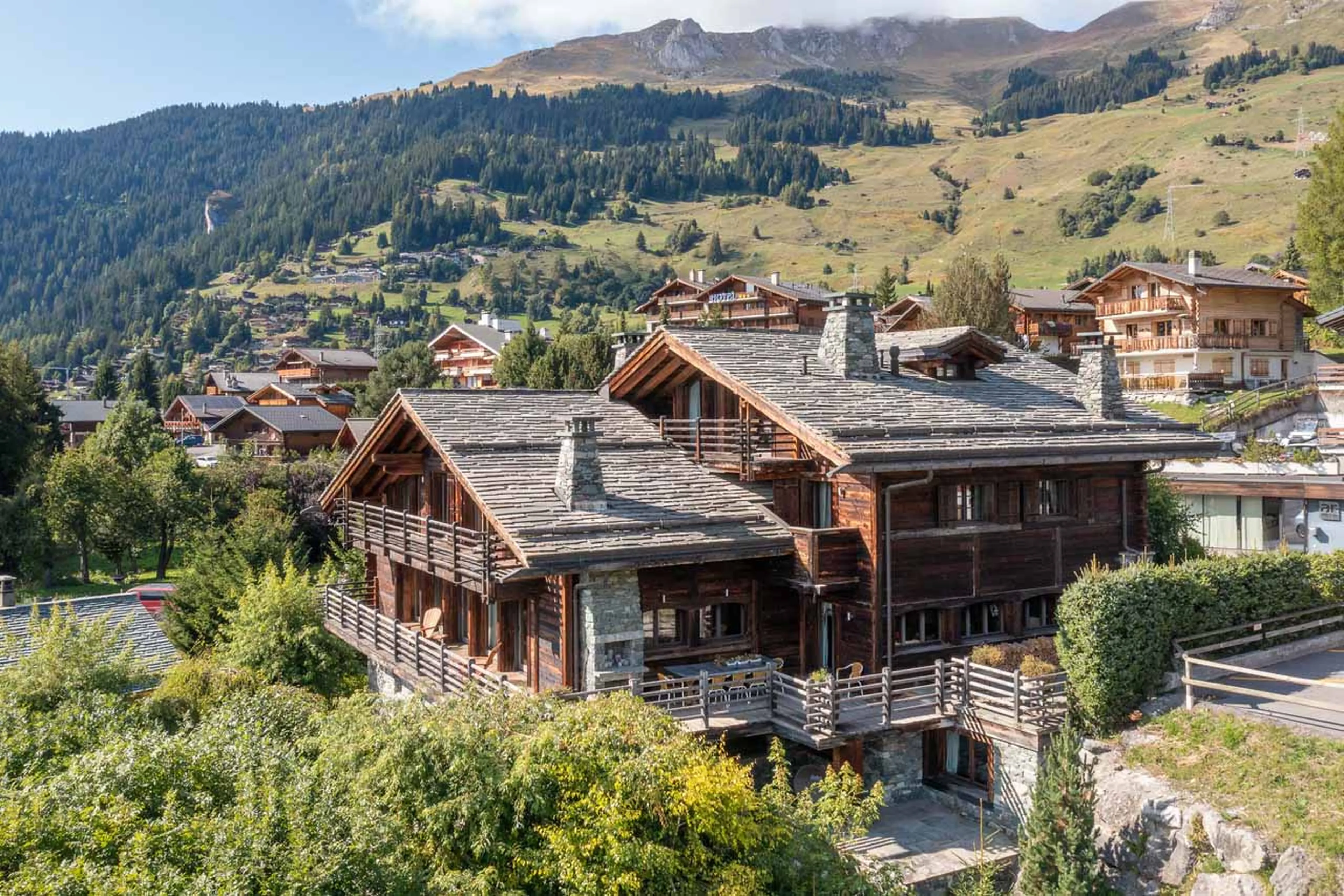 Exterior of Chalet 1936 in Verbier